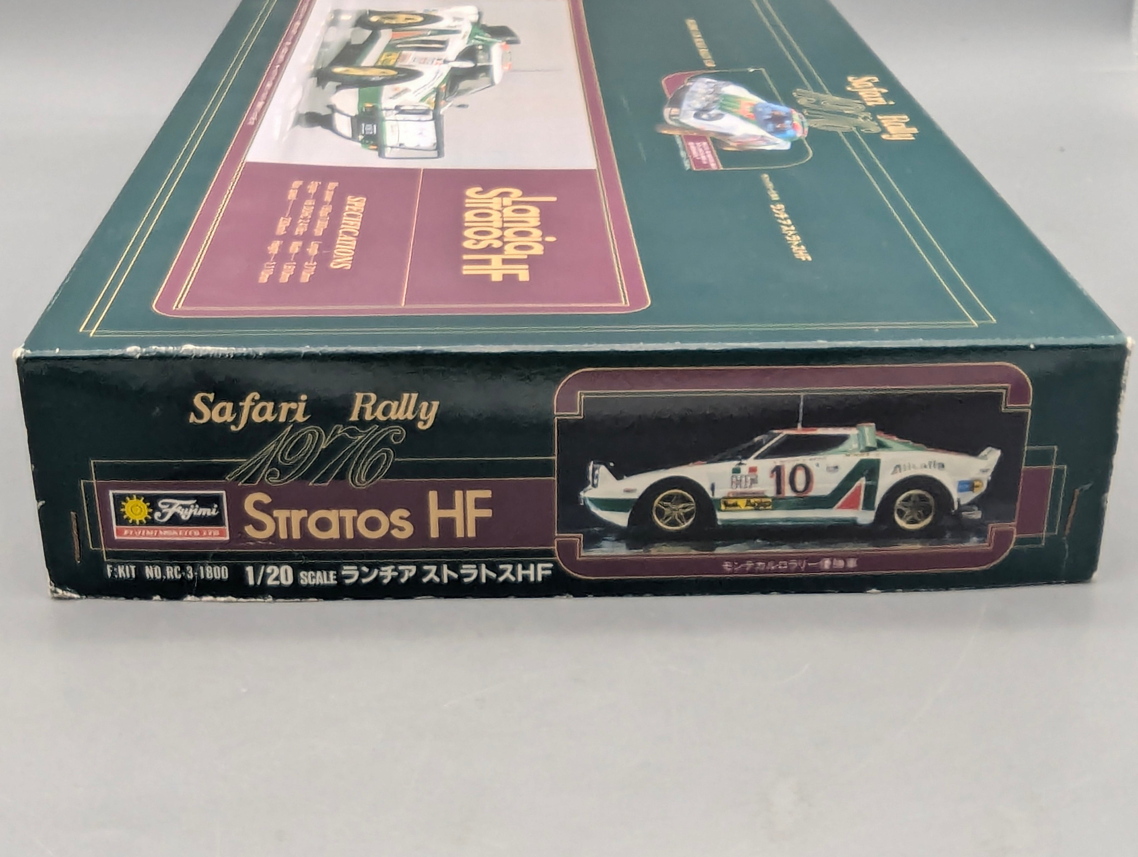 Modellautos Bausatz 1:20 Fujimi Lancia Stratos HF 1976 Safari Rally #10 mit OVP
