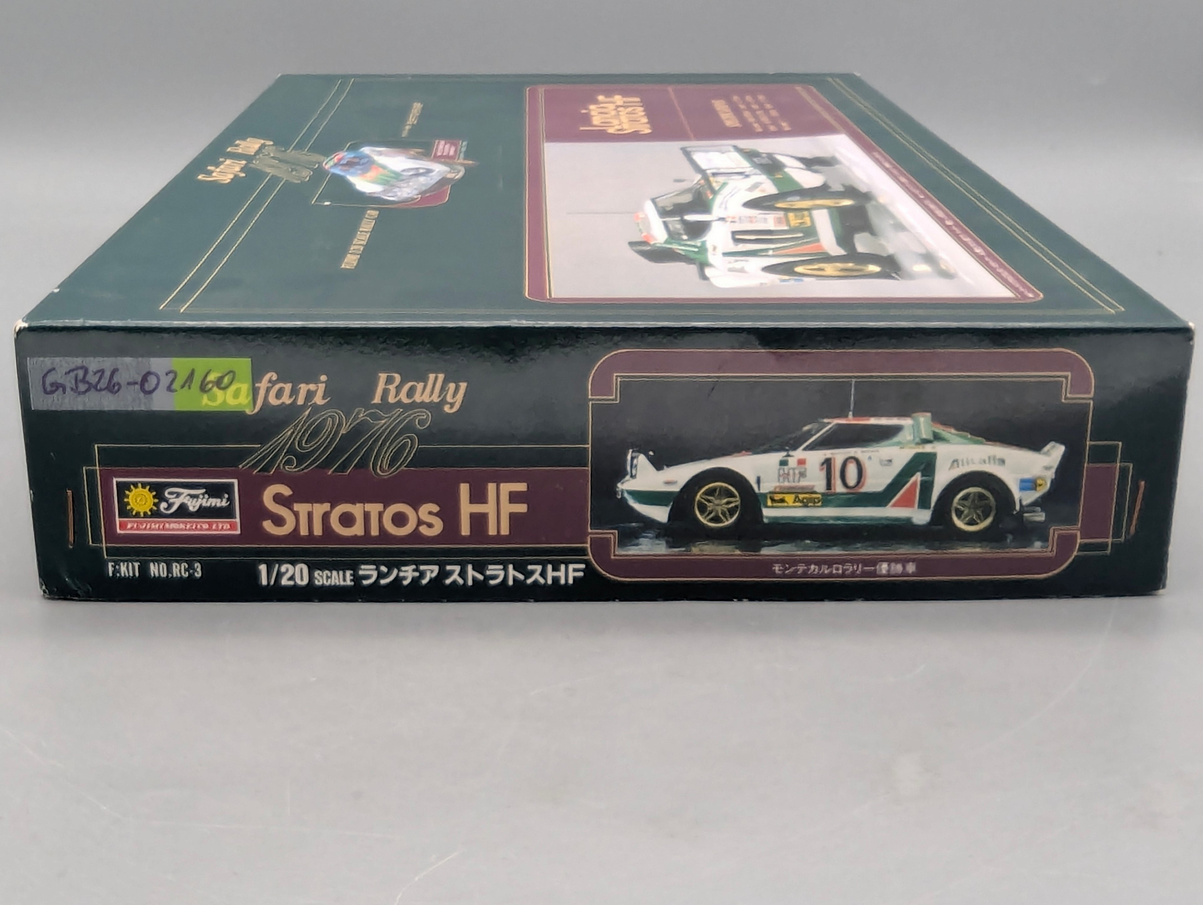Modellautos Bausatz 1:20 Fujimi Lancia Stratos HF 1976 Safari Rally #10 mit OVP