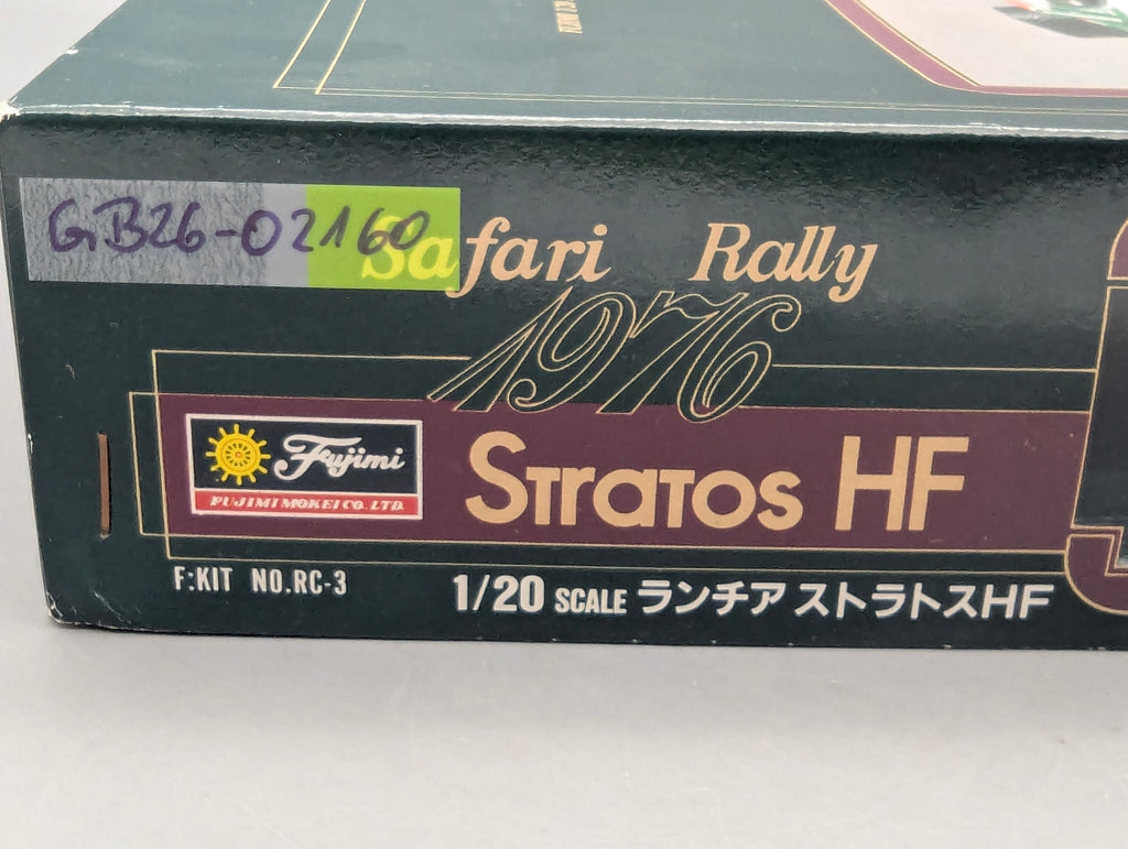 Modellautos Bausatz 1:20 Fujimi Lancia Stratos HF 1976 Safari Rally #10 mit OVP