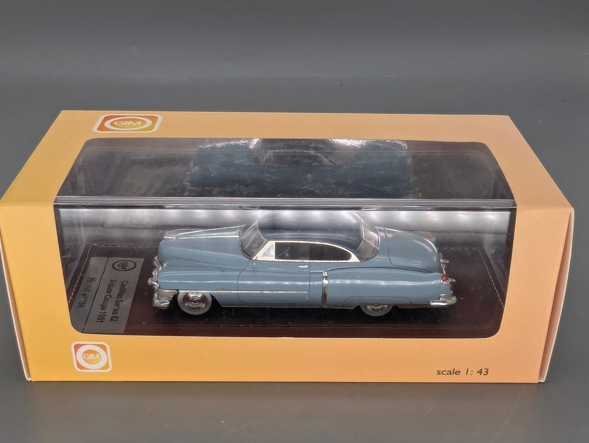 Modellautos 1:43 GIM 028a Cadillac Series 62 2-door Coupe 1951 43/150 mit OVP