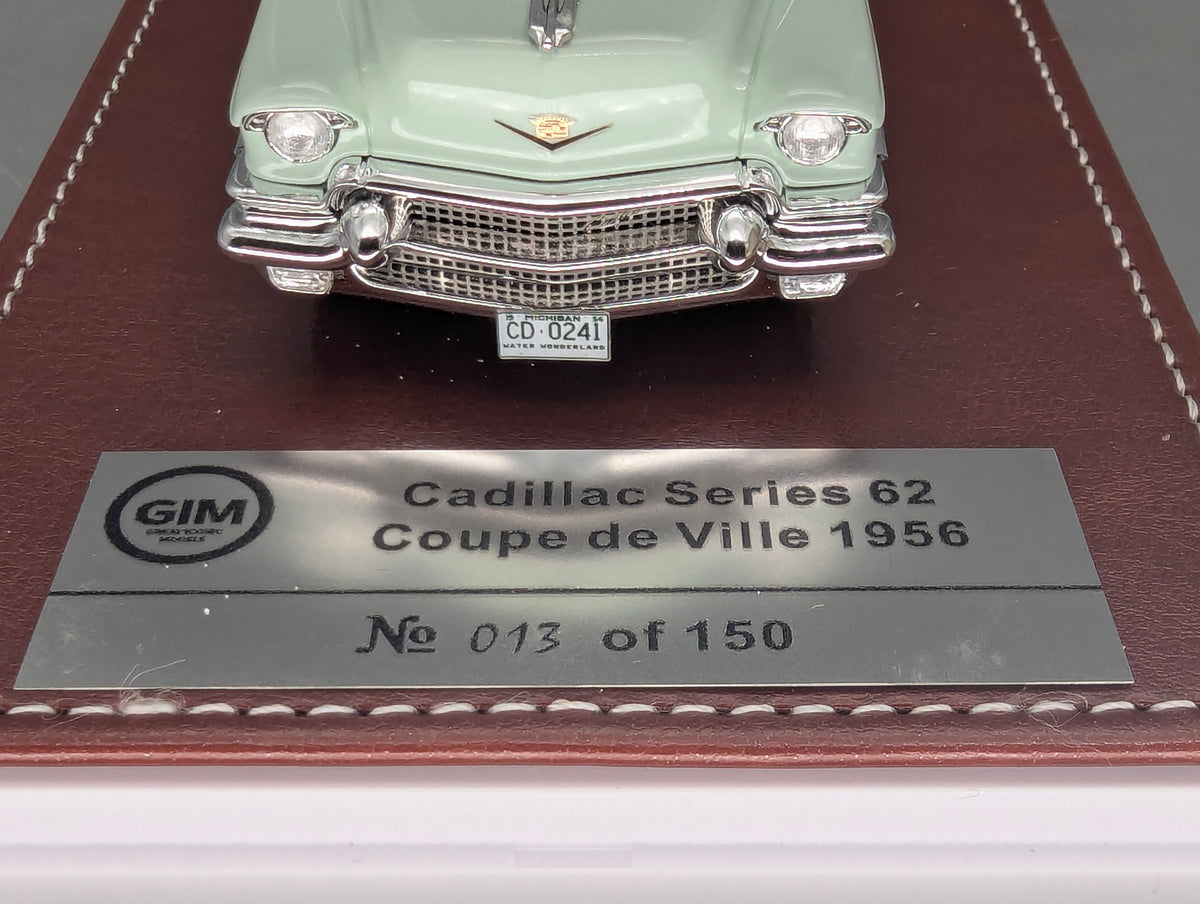 Modellautos 1:43 GIM 024a Cadillac Series 62 Coupe de Ville 1956 Grün 13/150 mit OVP