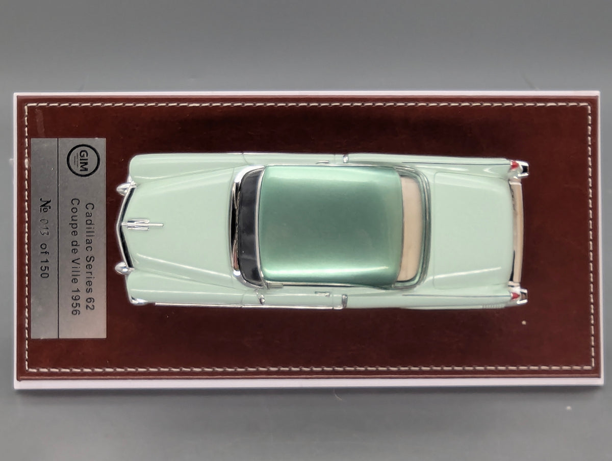 Modellautos 1:43 GIM 024a Cadillac Series 62 Coupe de Ville 1956 Grün 13/150 mit OVP