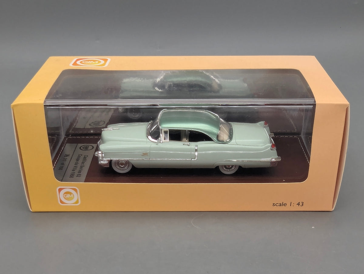 Modellautos 1:43 GIM 024a Cadillac Series 62 Coupe de Ville 1956 Grün 13/150 mit OVP