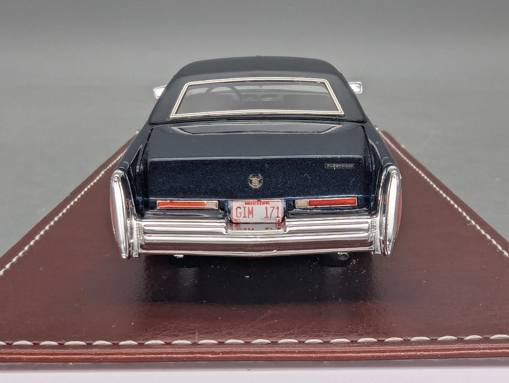 Modellautos 1:43 GIM 017a Cadillac Fleetwood Brougham 1976 Blau 45/150 mit OVP