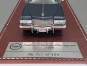 Modellautos 1:43 GIM 017a Cadillac Fleetwood Brougham 1976 Blau 45/150 mit OVP