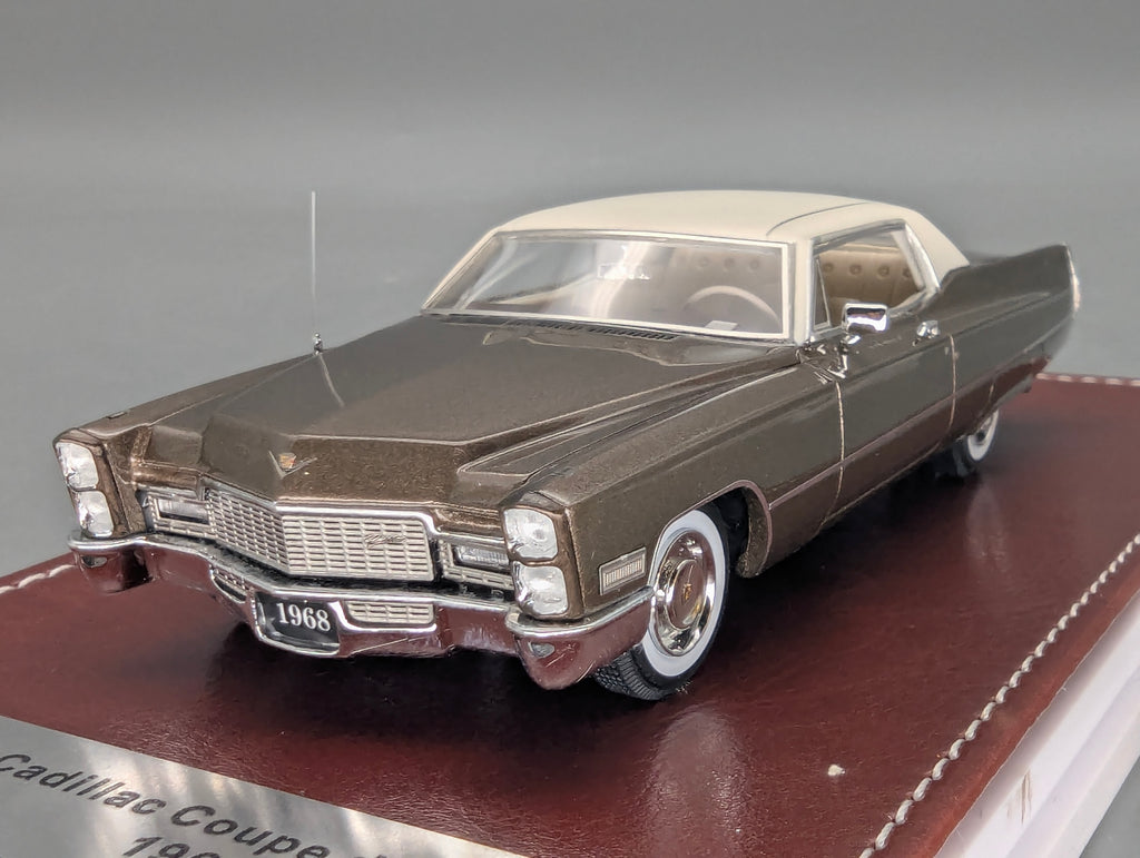 Modellautos 1:43 GIM 002b Cadillac Coupe de Ville 1968 Braun 029/150 mit OVP