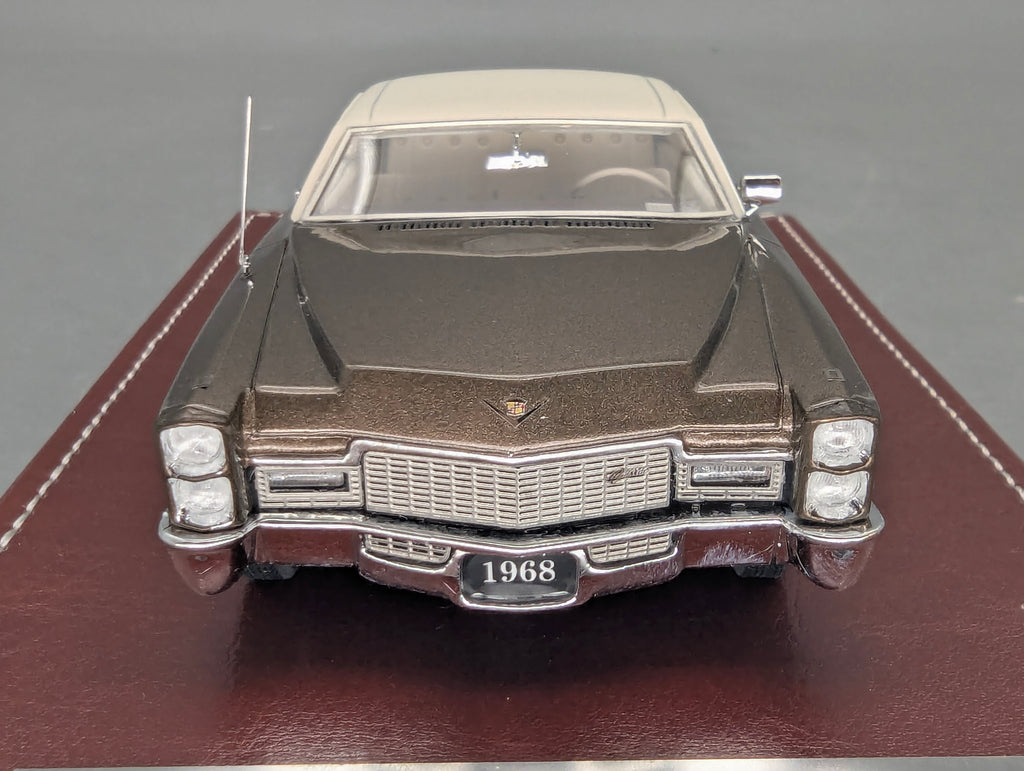 Modellautos 1:43 GIM 002b Cadillac Coupe de Ville 1968 Braun 029/150 mit OVP