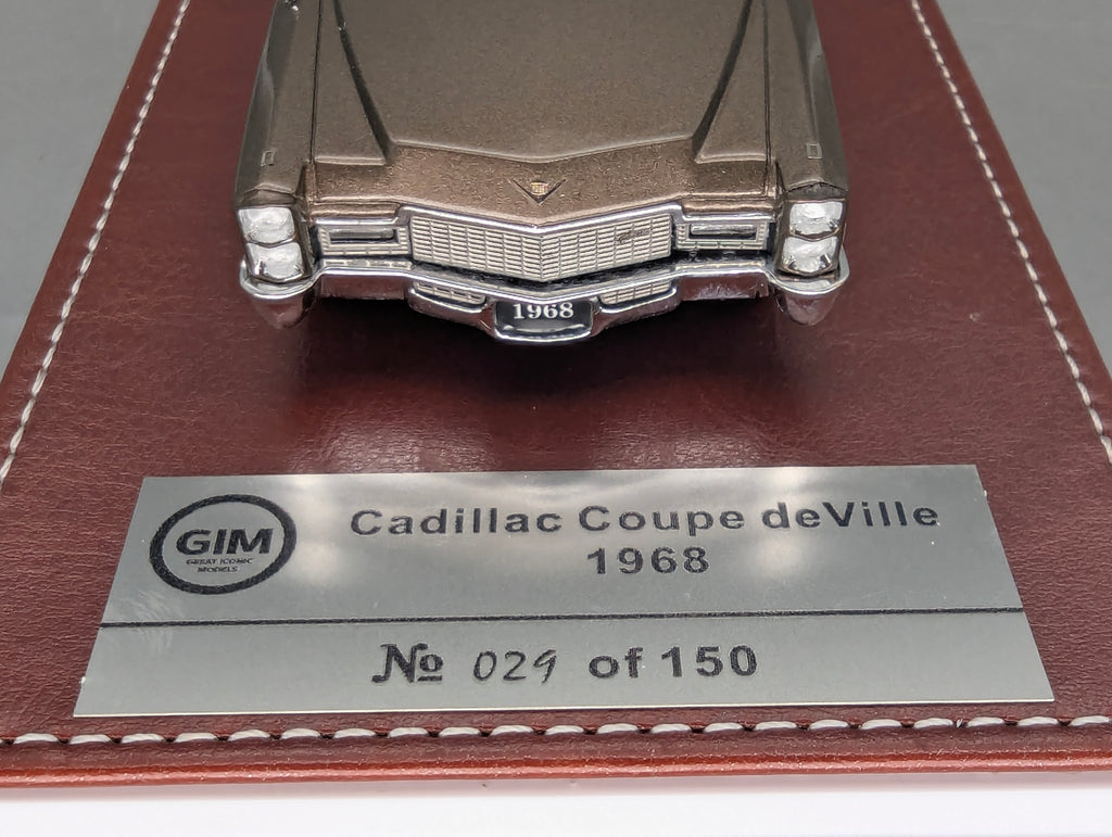 Modellautos 1:43 GIM 002b Cadillac Coupe de Ville 1968 Braun 029/150 mit OVP