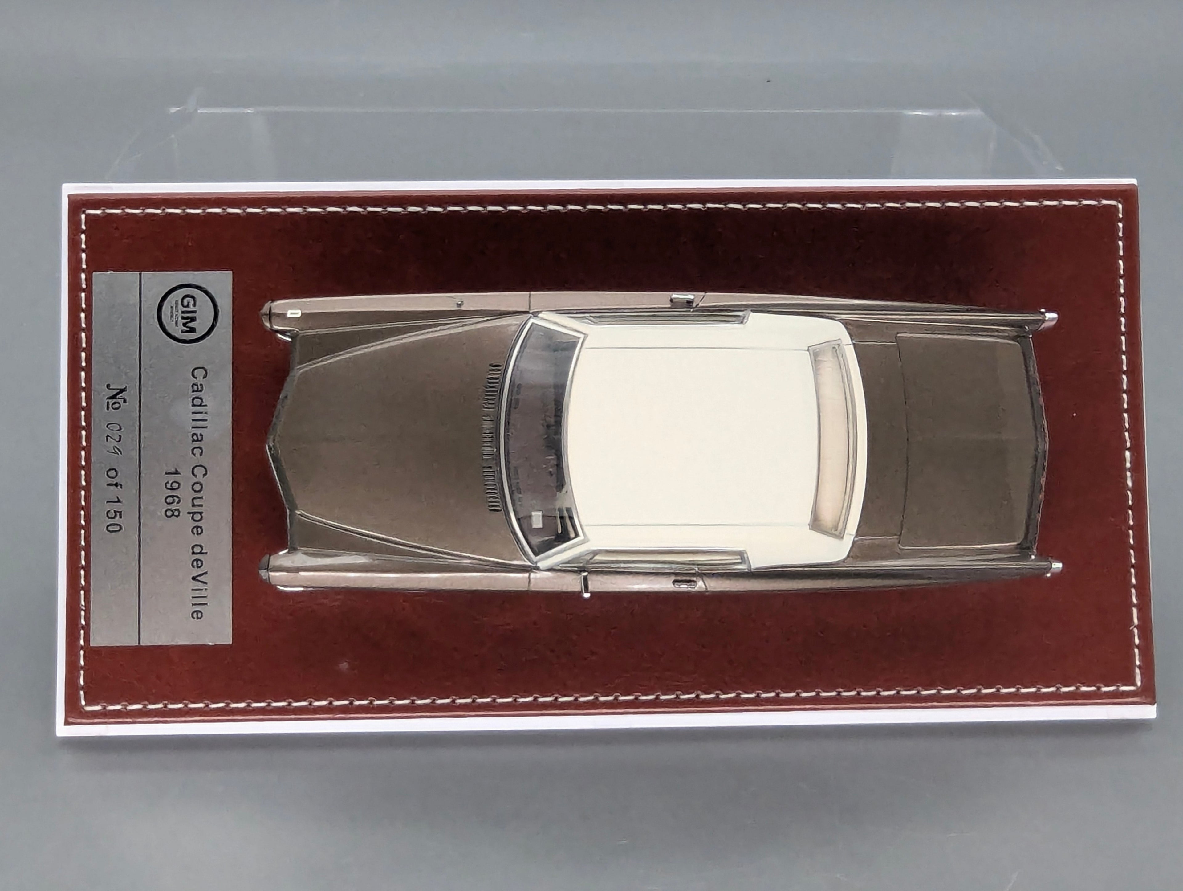 Modellautos 1:43 GIM 002b Cadillac Coupe de Ville 1968 Braun 029/150 mit OVP
