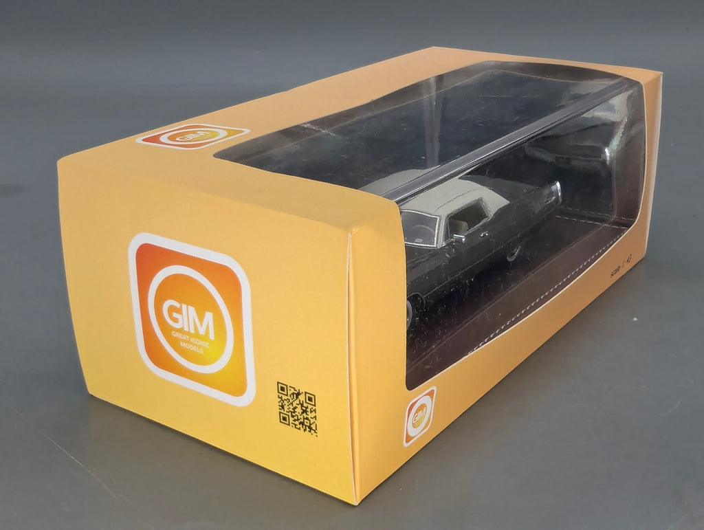 Modellautos 1:43 GIM 002b Cadillac Coupe de Ville 1968 Braun 029/150 mit OVP