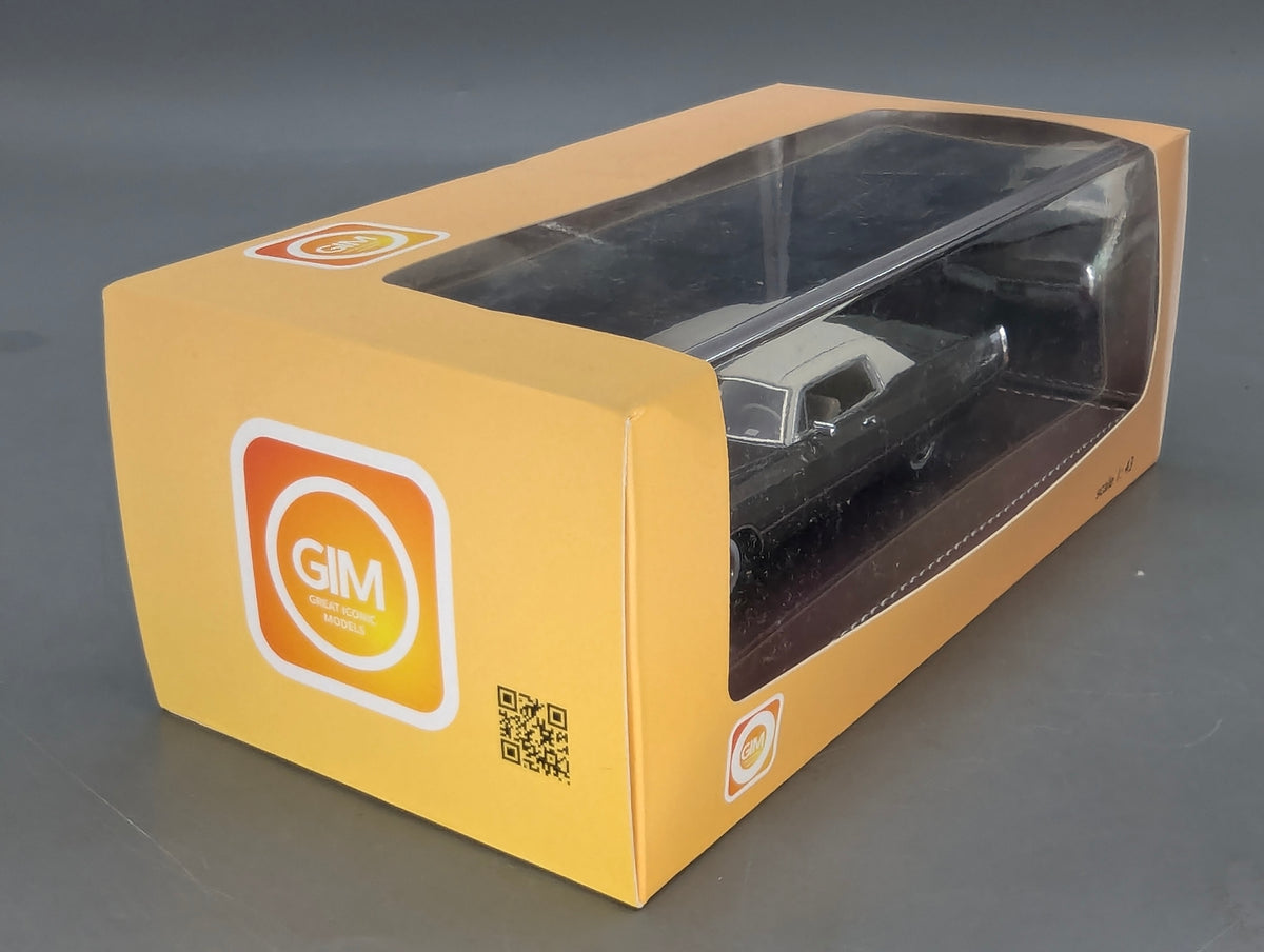 Modellautos 1:43 GIM 002b Cadillac Coupe de Ville 1968 Braun 029/150 mit OVP