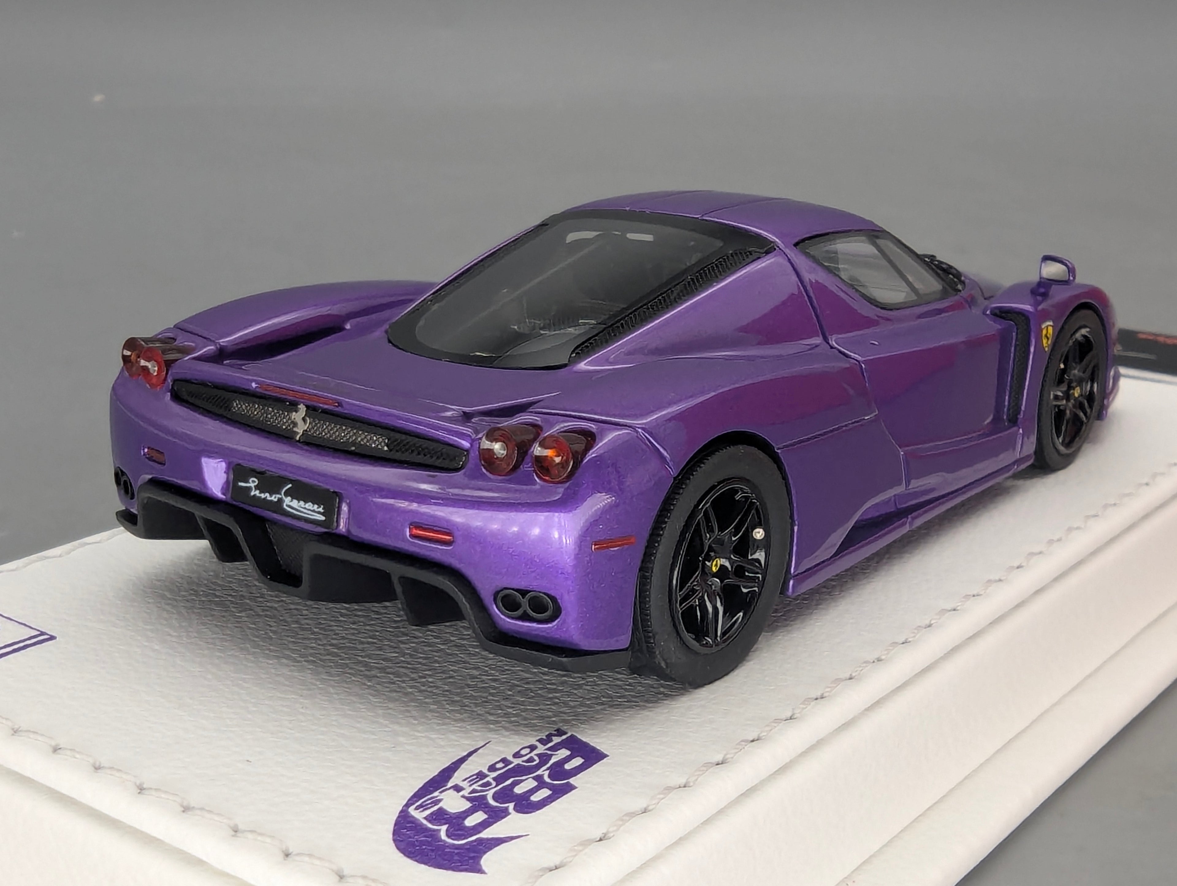 Modellautos 1:43 BBR Calsito Deluxe Ferrari Enzo Mica Violet Gloss Ltd 19/35 mit OVP