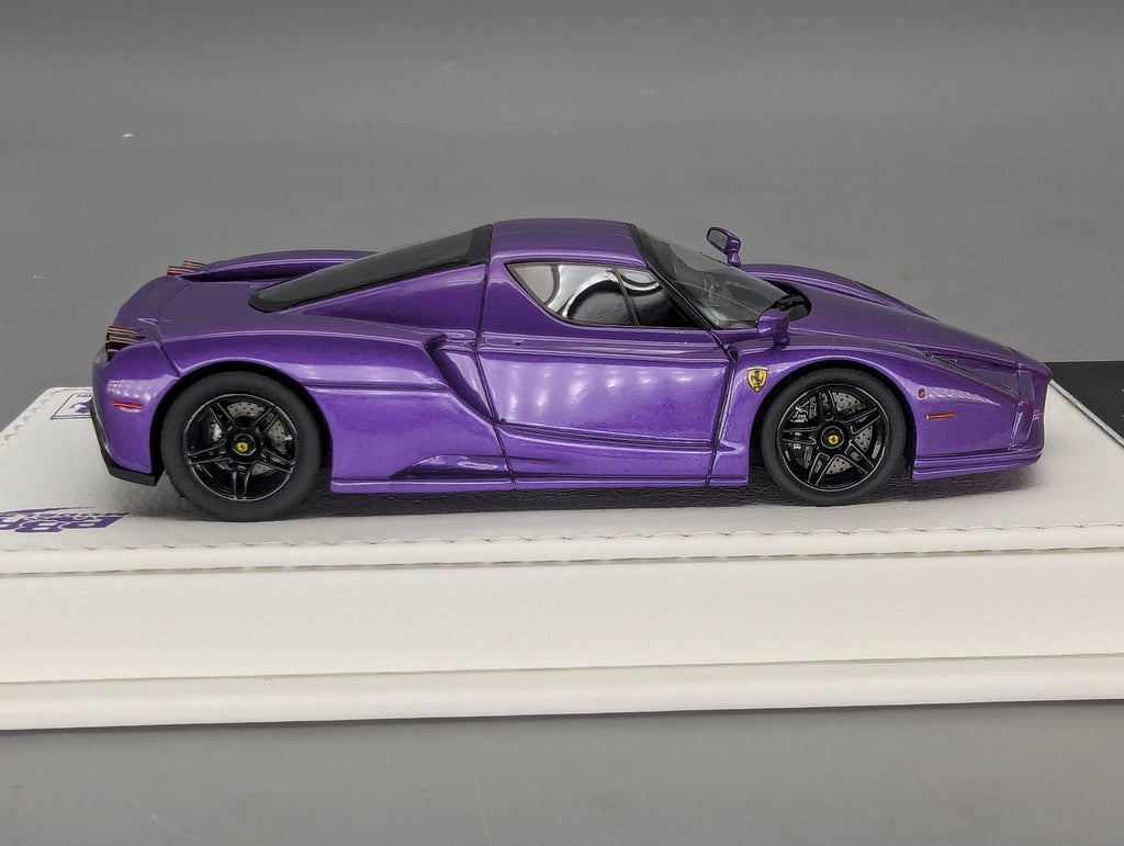 Modellautos 1:43 BBR Calsito Deluxe Ferrari Enzo Mica Violet Gloss Ltd 19/35 mit OVP