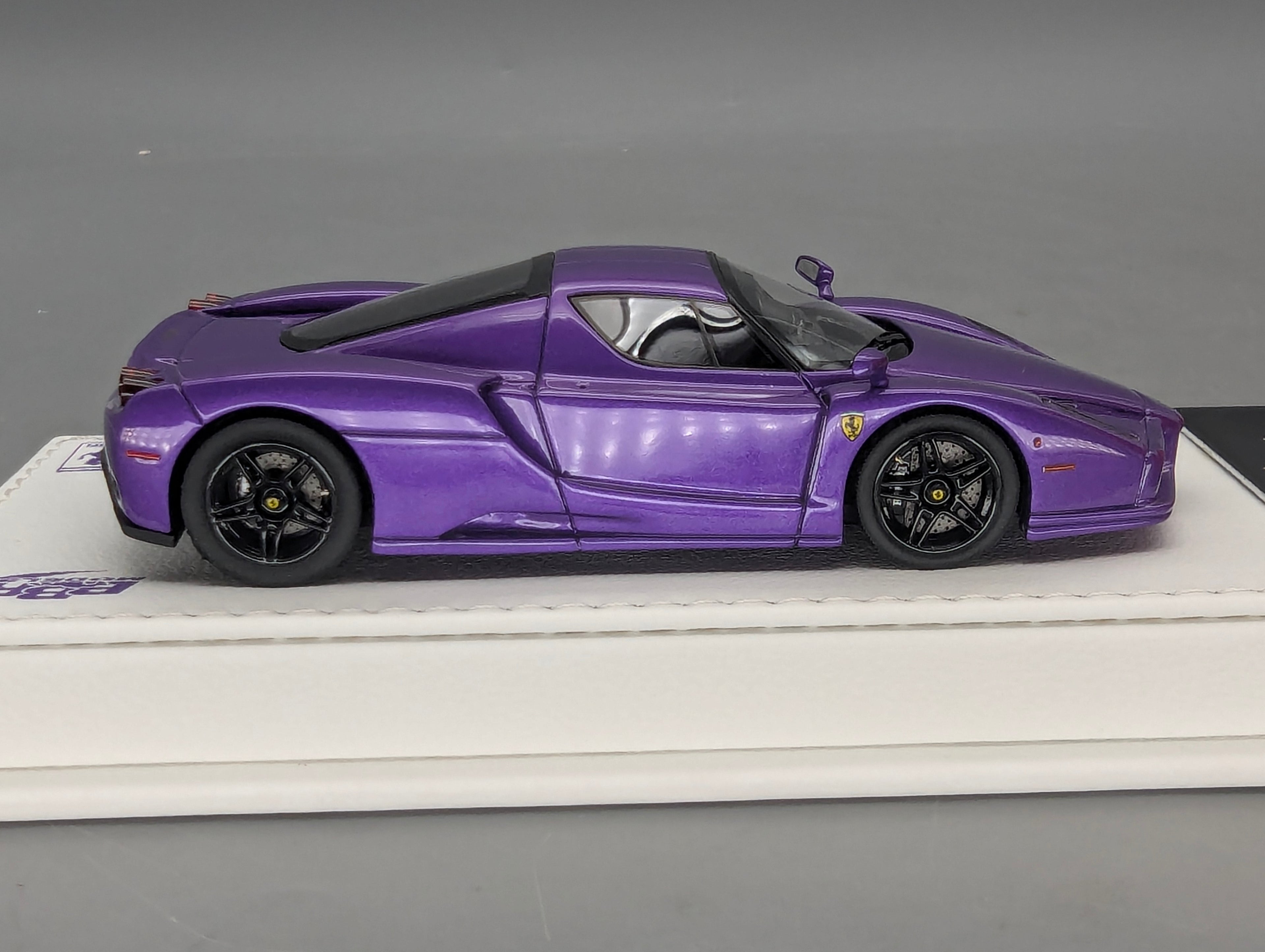 Modellautos 1:43 BBR Calsito Deluxe Ferrari Enzo Mica Violet Gloss Ltd 19/35 mit OVP