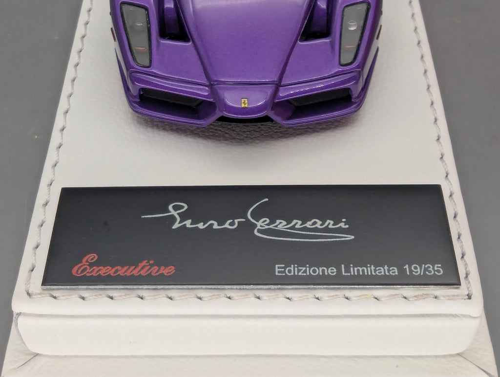 Modellautos 1:43 BBR Calsito Deluxe Ferrari Enzo Mica Violet Gloss Ltd 19/35 mit OVP
