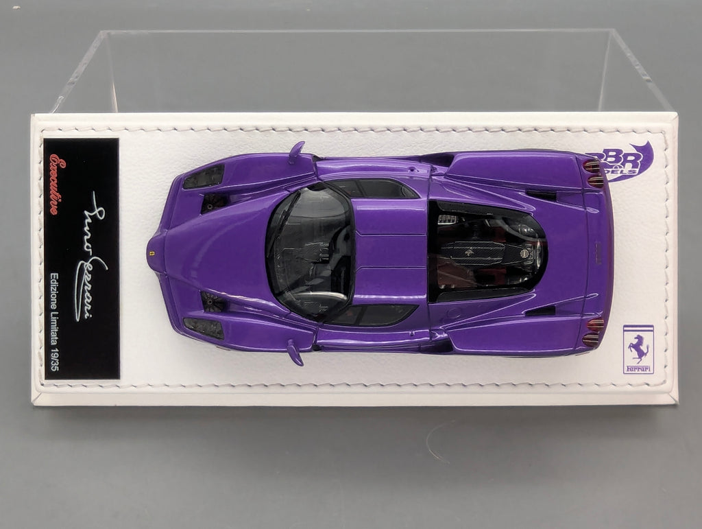 Modellautos 1:43 BBR Calsito Deluxe Ferrari Enzo Mica Violet Gloss Ltd 19/35 mit OVP