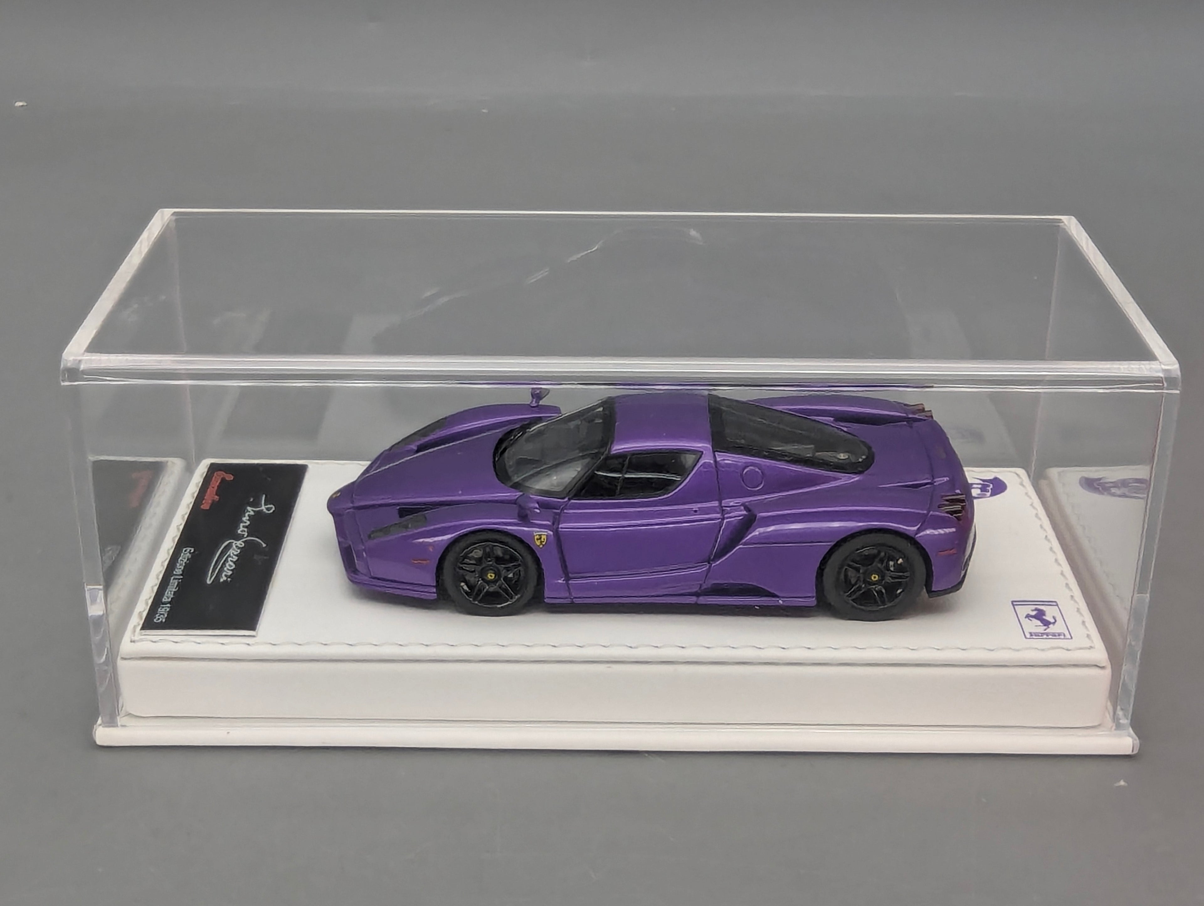 Modellautos 1:43 BBR Calsito Deluxe Ferrari Enzo Mica Violet Gloss Ltd 19/35 mit OVP