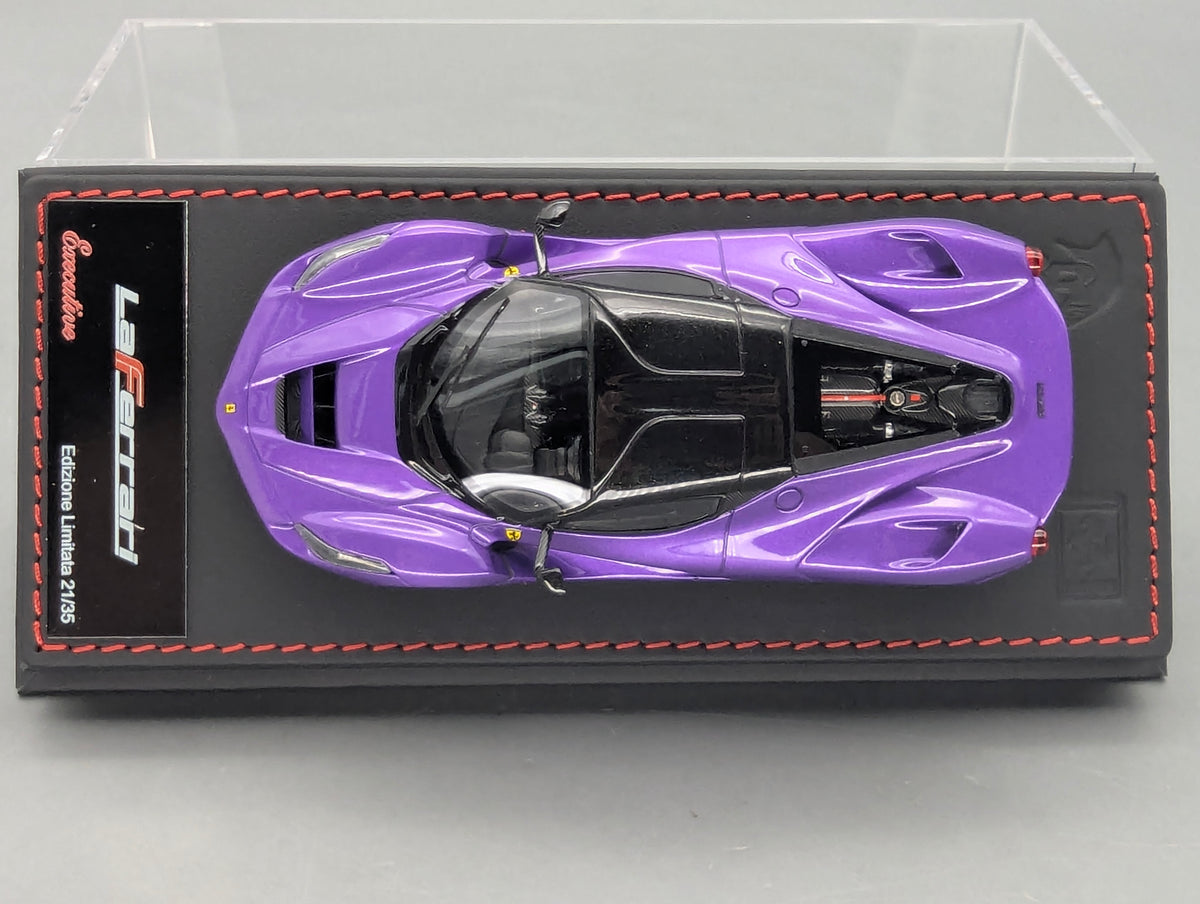 Modellautos 1:43 BBR Executive Calsito Ferrari LaFerrari Gloss Mica Violet Ltd 21/35 OVP