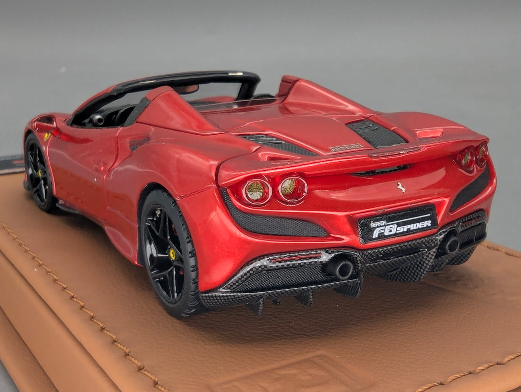 Modellautos 1:43 BBR Executive Calsito Ferrari F8 Spider F1 Red Ltd 04/20 OVP