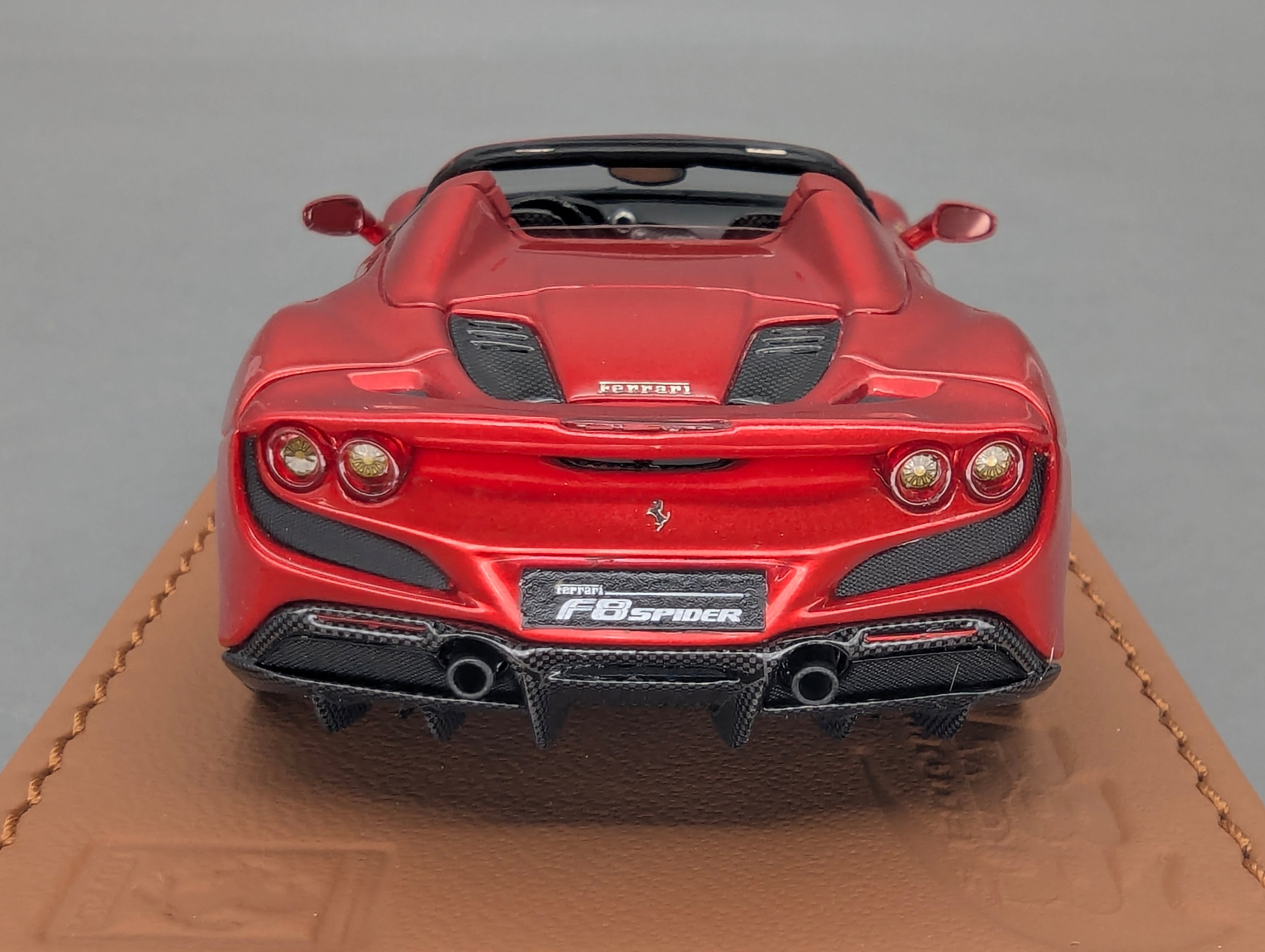 Modellautos 1:43 BBR Executive Calsito Ferrari F8 Spider F1 Red Ltd 04/20 OVP