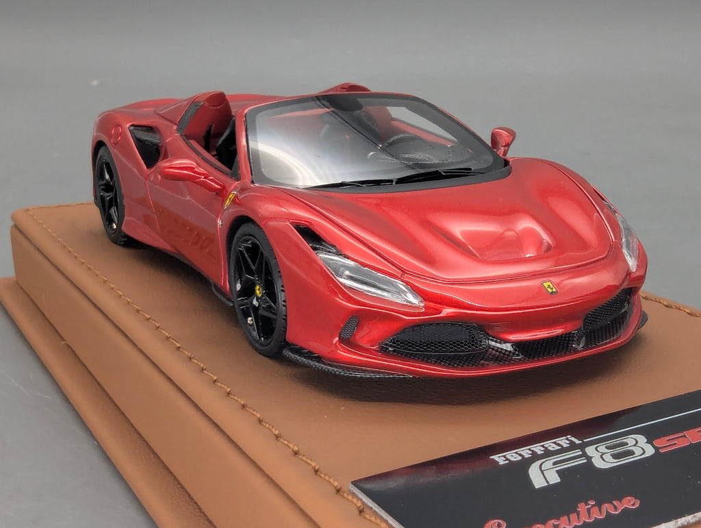 Modellautos 1:43 BBR Executive Calsito Ferrari F8 Spider F1 Red Ltd 04/20 OVP