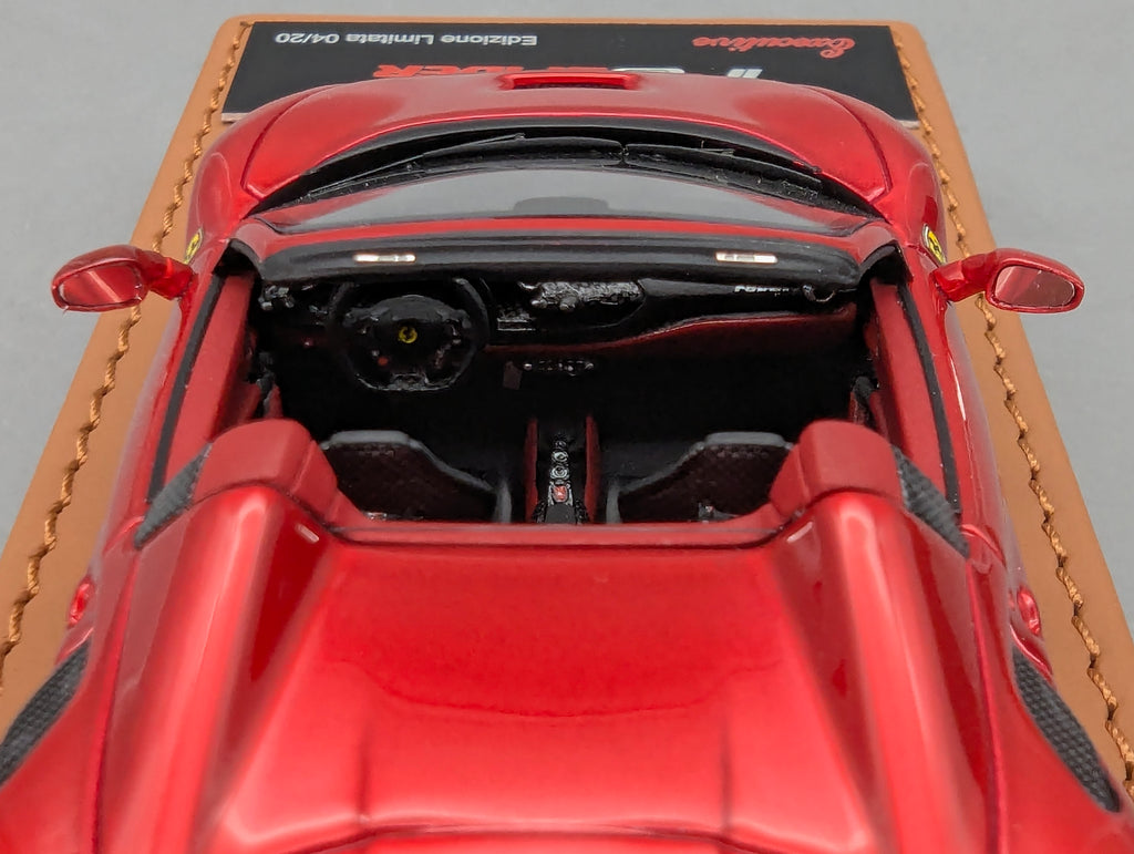 Modellautos 1:43 BBR Executive Calsito Ferrari F8 Spider F1 Red Ltd 04/20 OVP