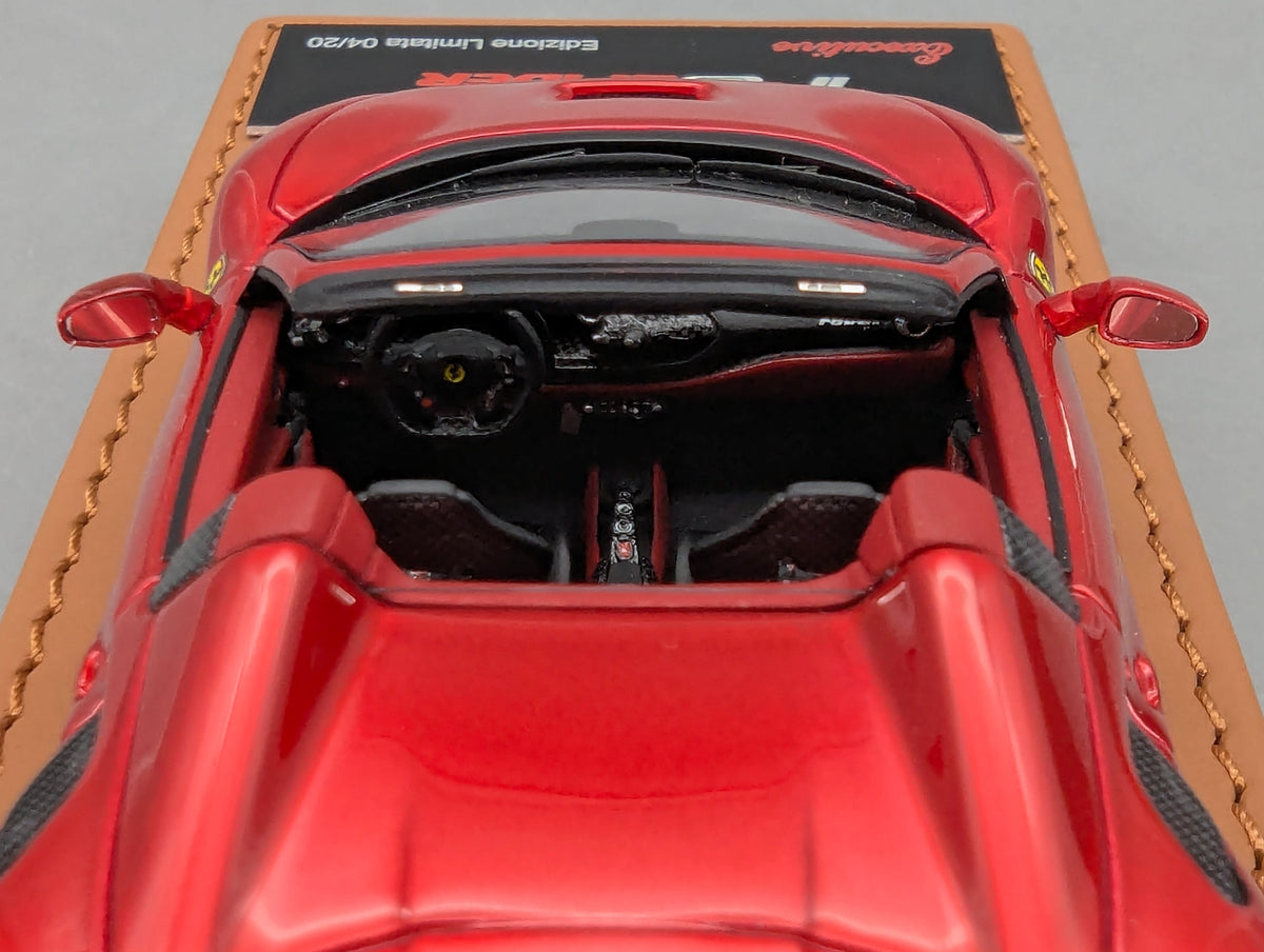 Modellautos 1:43 BBR Executive Calsito Ferrari F8 Spider F1 Red Ltd 04/20 OVP