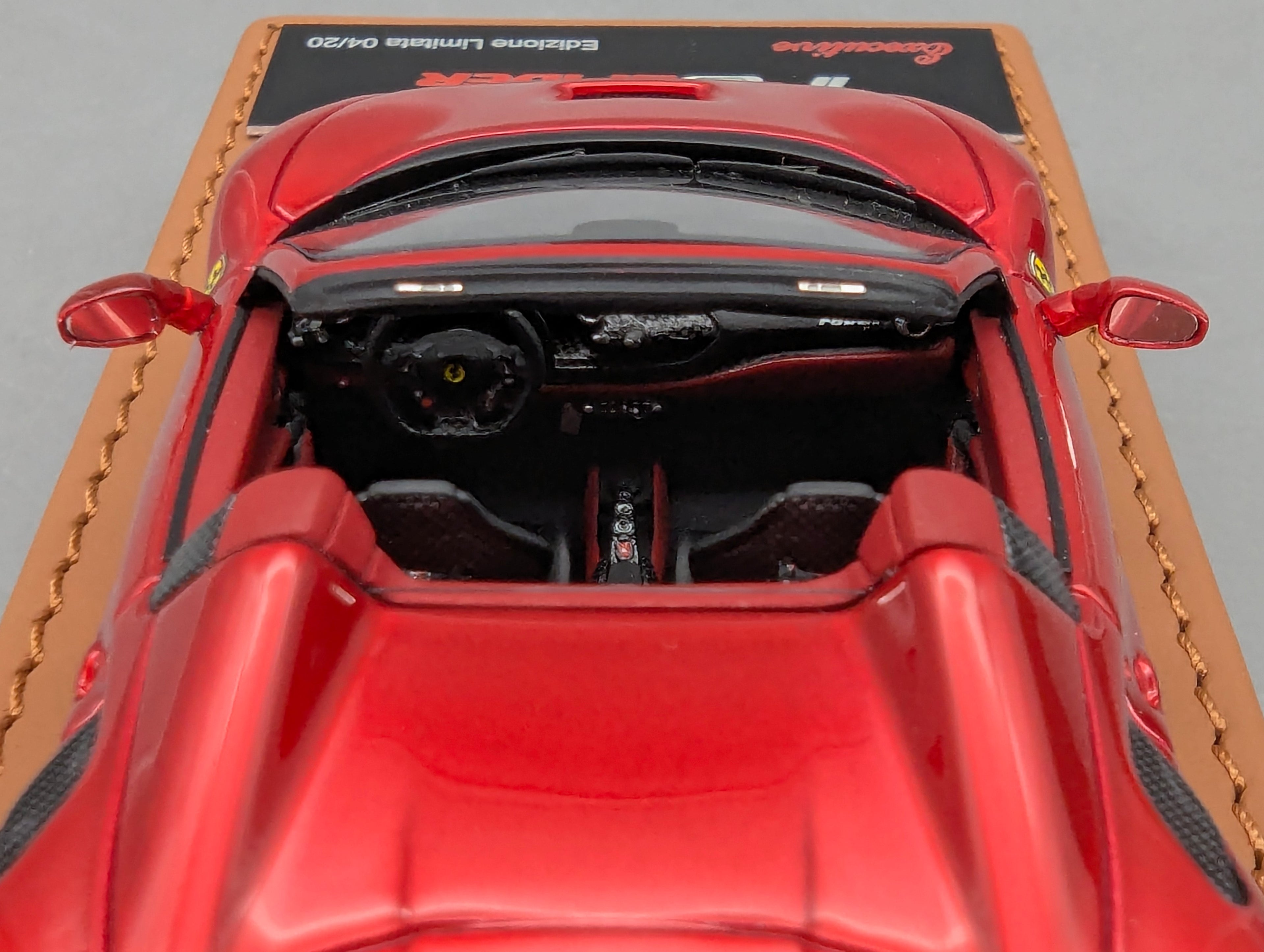 Modellautos 1:43 BBR Executive Calsito Ferrari F8 Spider F1 Red Ltd 04/20 OVP