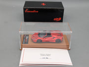 Modellautos 1:43 BBR Executive Calsito Ferrari F8 Spider F1 Red Ltd 04/20 OVP