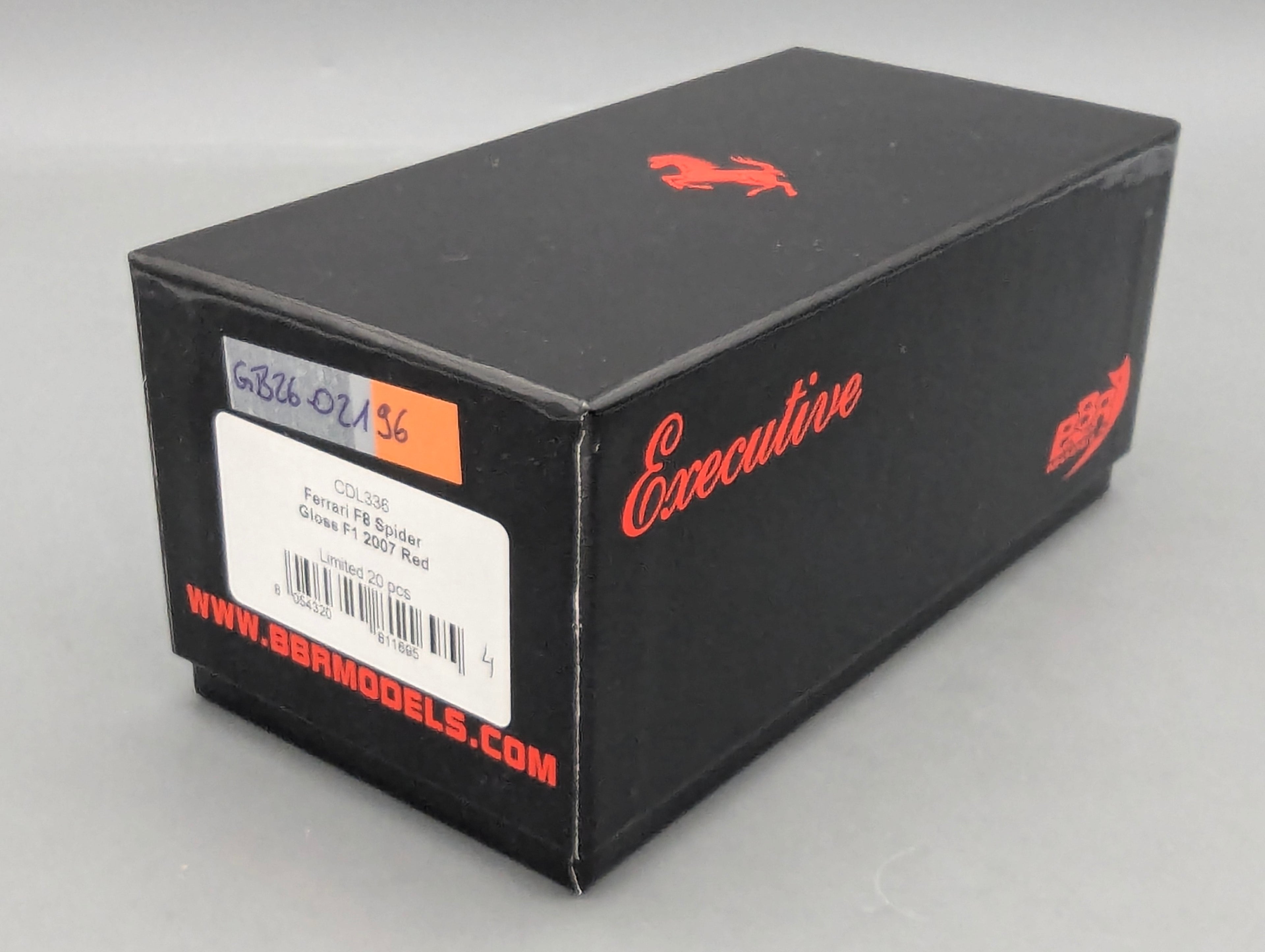 Modellautos 1:43 BBR Executive Calsito Ferrari F8 Spider F1 Red Ltd 04/20 OVP