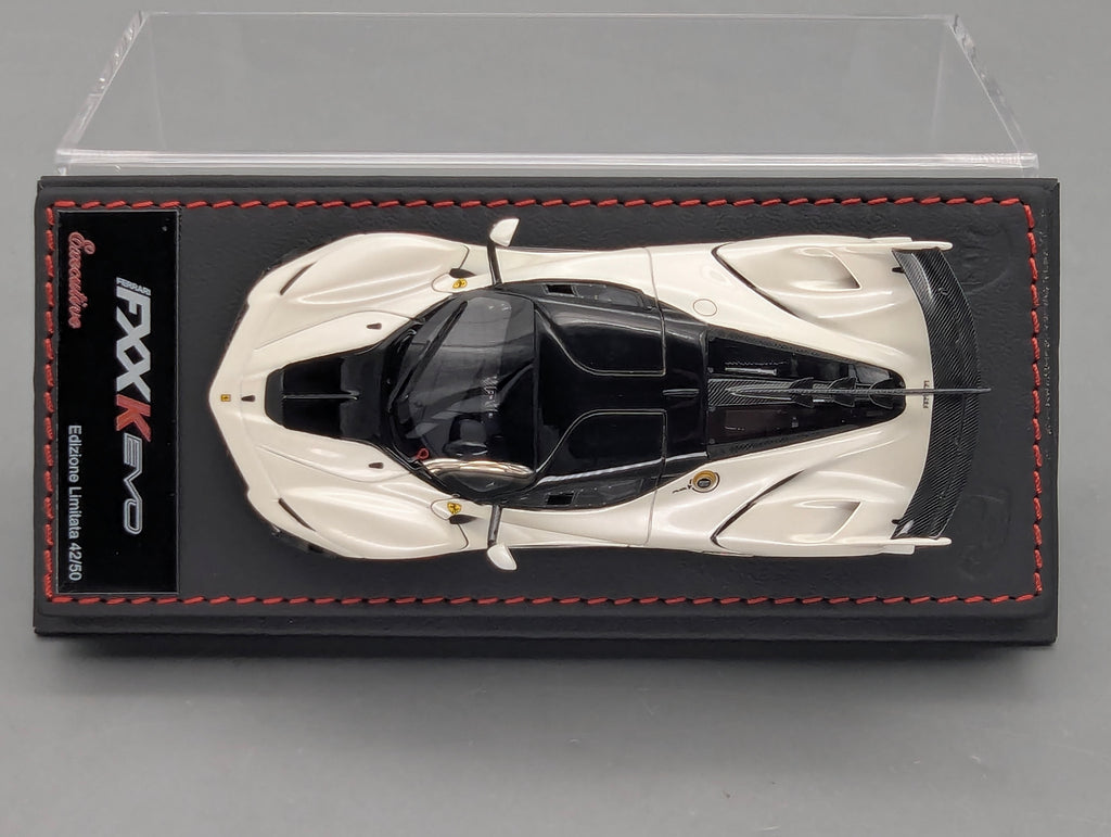 Modellautos 1:43 BBR Executive Calsito Ferrari FXX-K EVO Fuji White Ltd 42/50 OVP