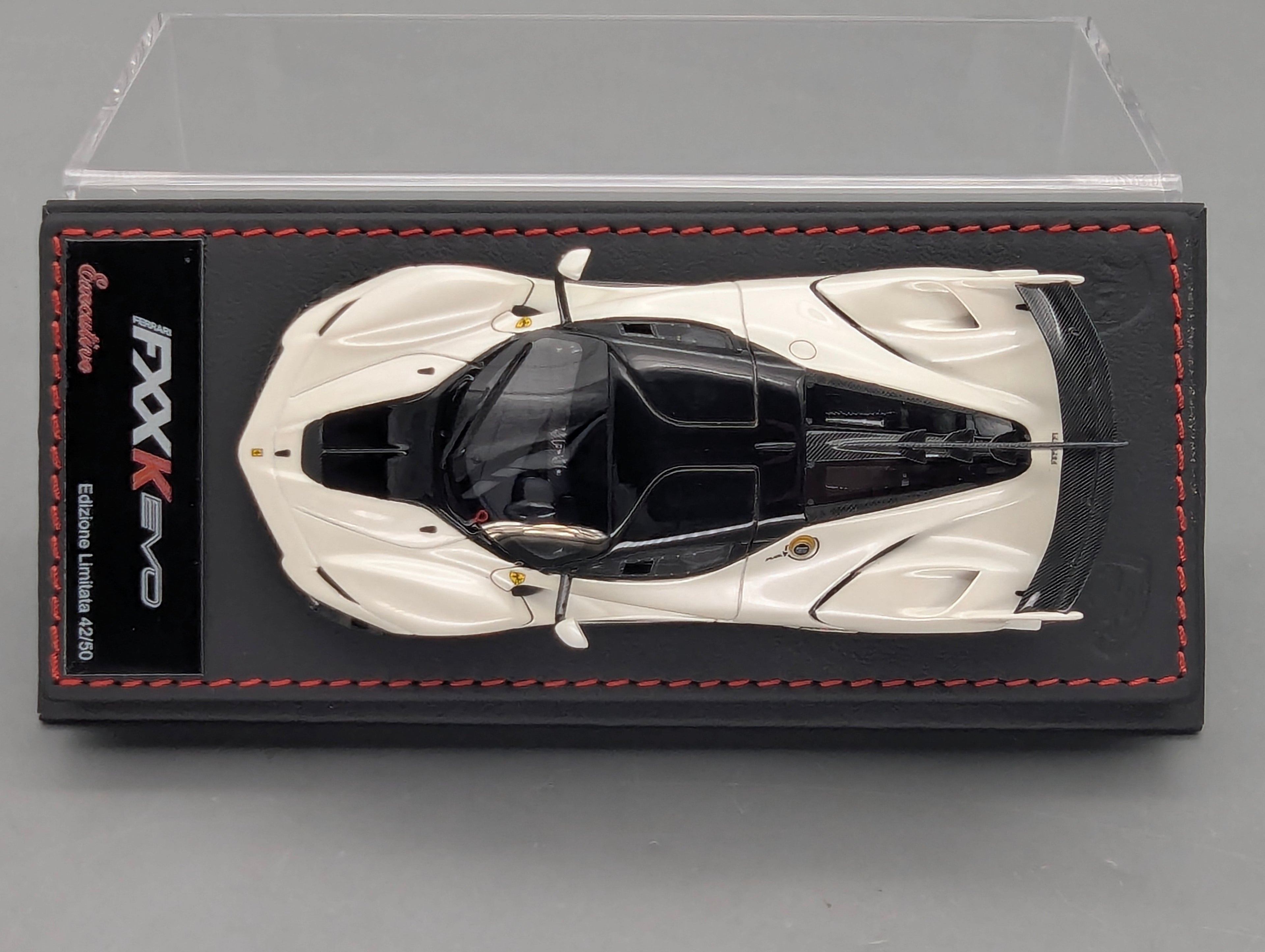 Modellautos 1:43 BBR Executive Calsito Ferrari FXX-K EVO Fuji White Ltd 42/50 OVP