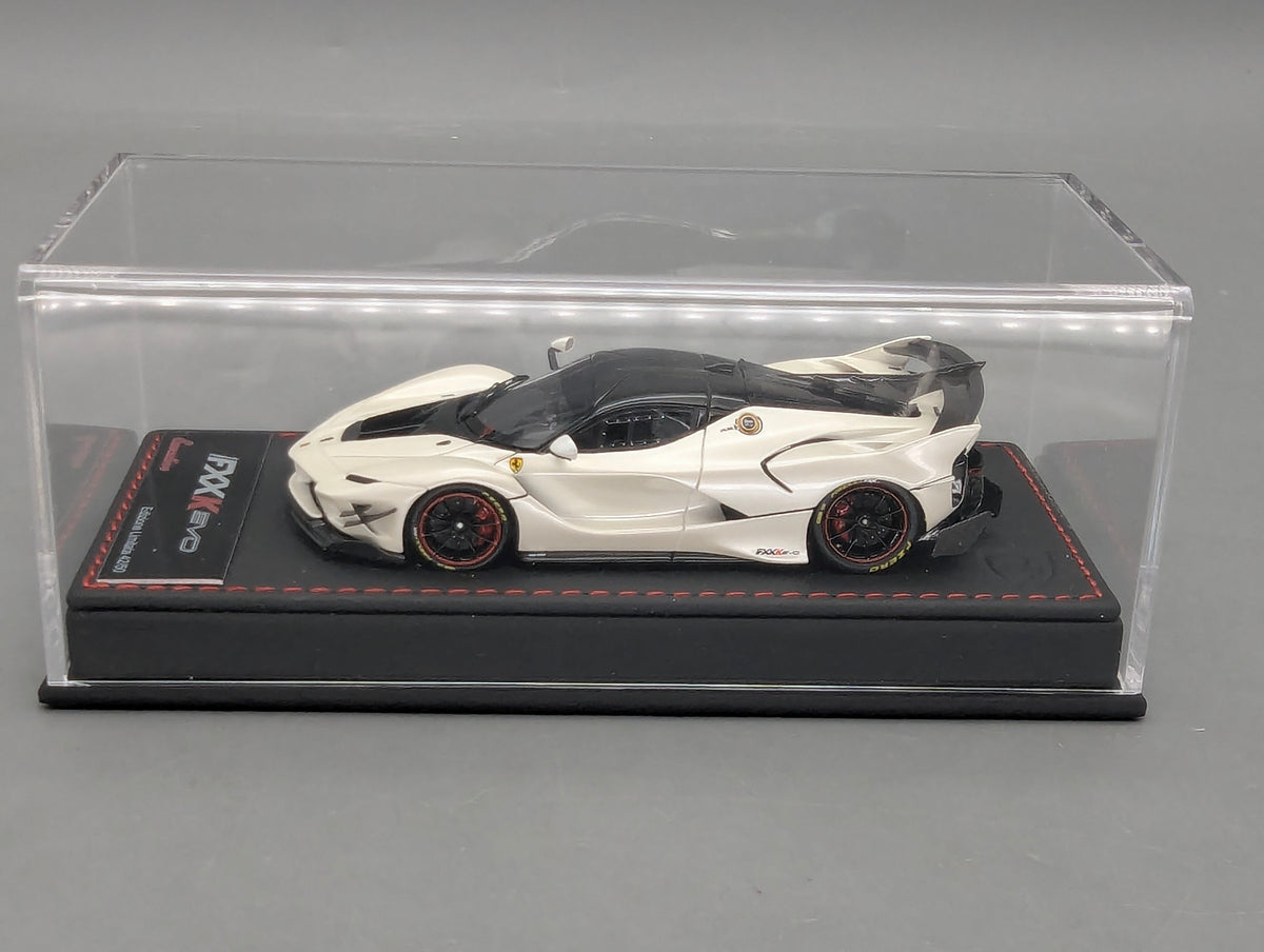 Modellautos 1:43 BBR Executive Calsito Ferrari FXX-K EVO Fuji White Ltd 42/50 OVP