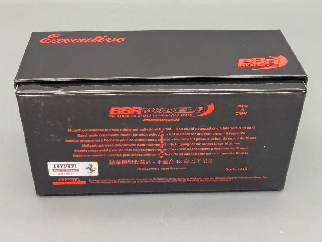 Modellautos 1:43 BBR Executive Calsito Ferrari FXX-K EVO Fuji White Ltd 42/50 OVP