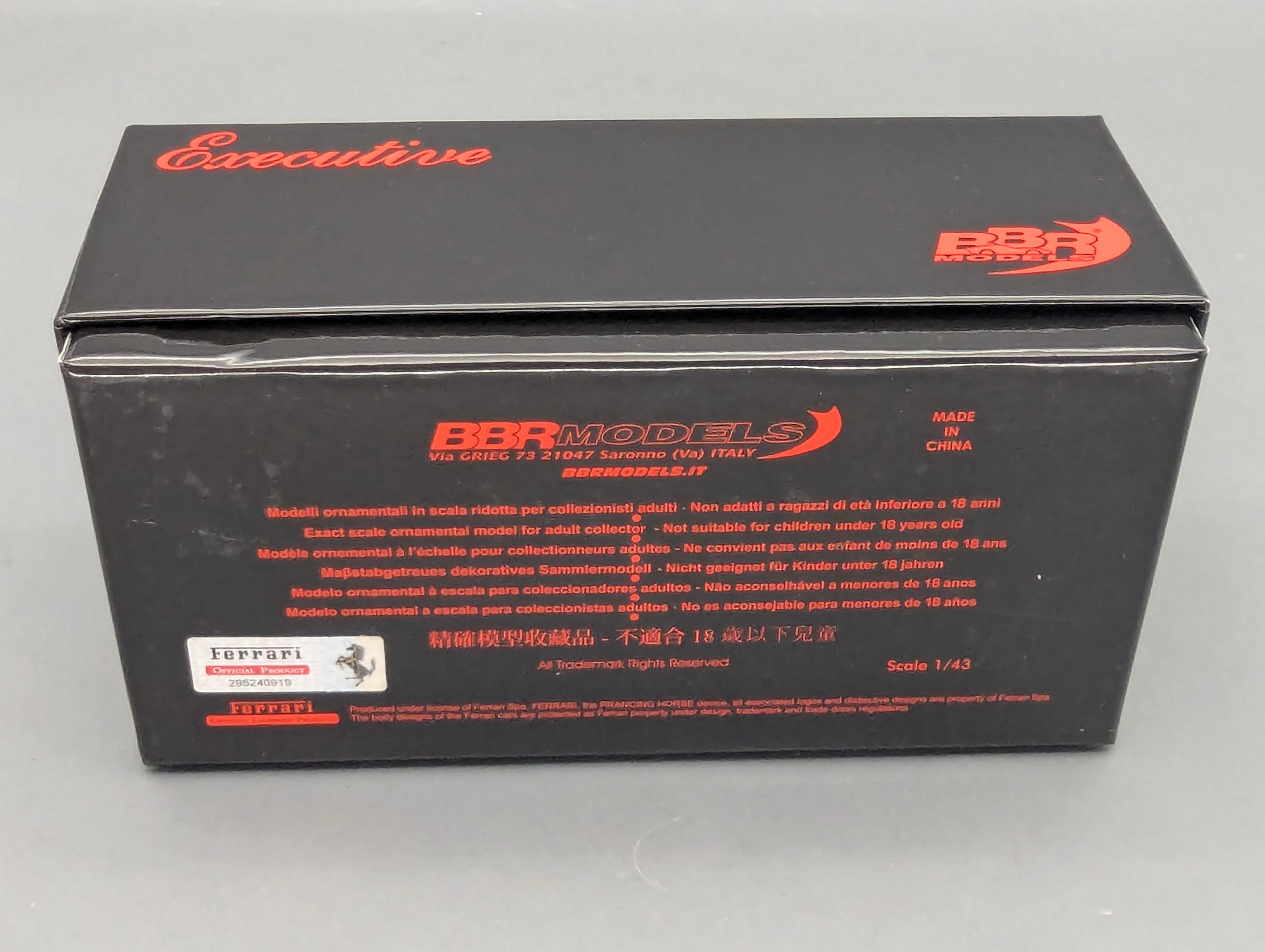 Modellautos 1:43 BBR Executive Calsito Ferrari FXX-K EVO Fuji White Ltd 42/50 OVP