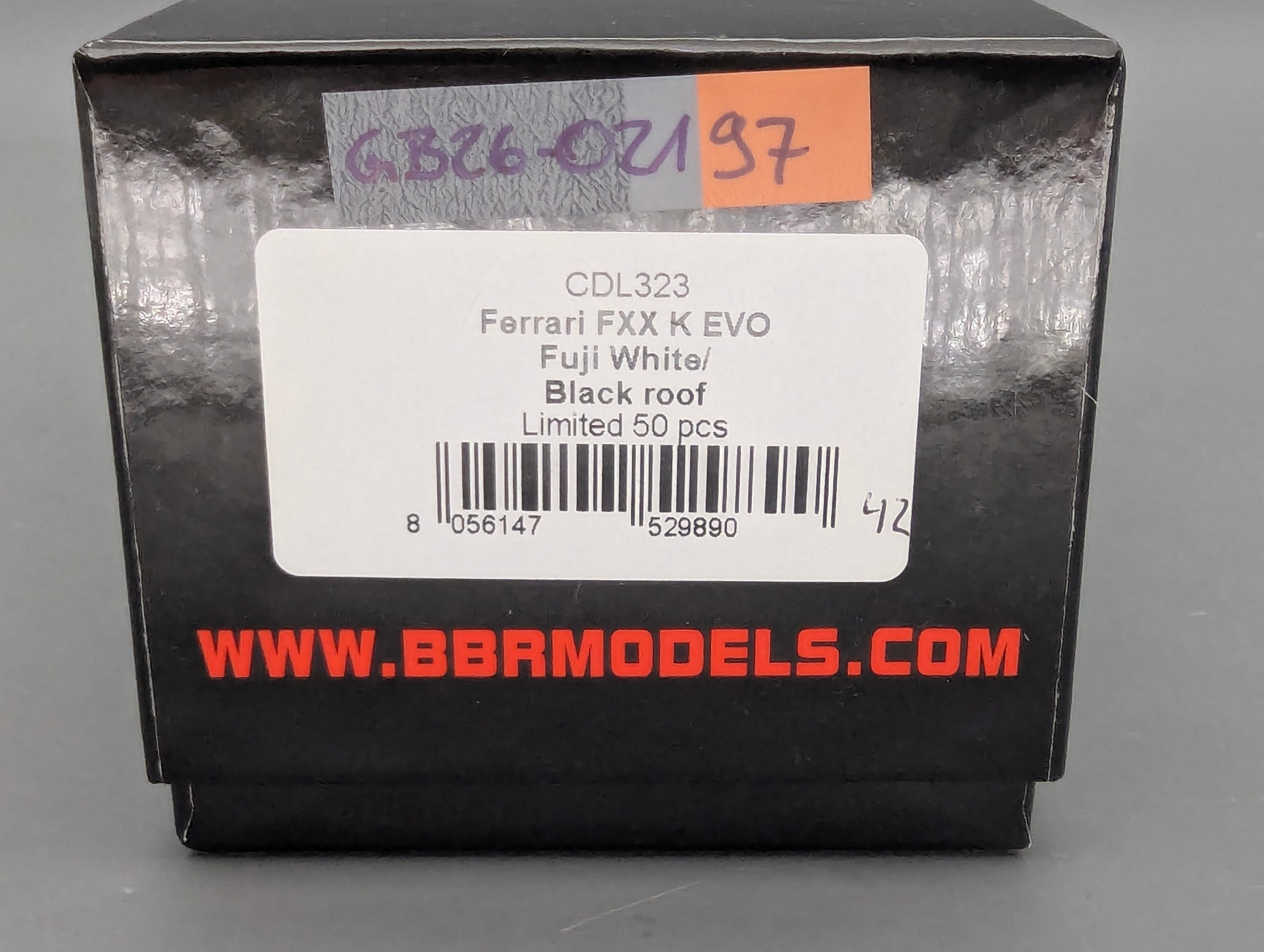 Modellautos 1:43 BBR Executive Calsito Ferrari FXX-K EVO Fuji White Ltd 42/50 OVP