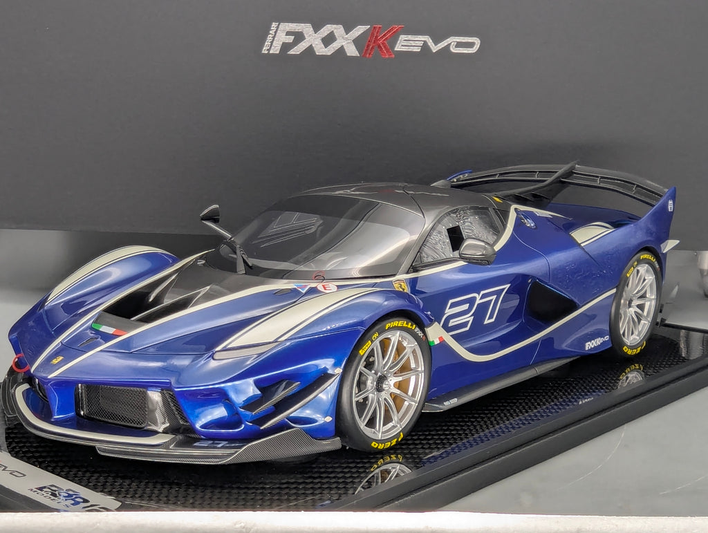 Modellautos 1:12 BBR Ferrari FXX-K EVO Blue Tour de France Car #27 Ltd 10/10 OVP