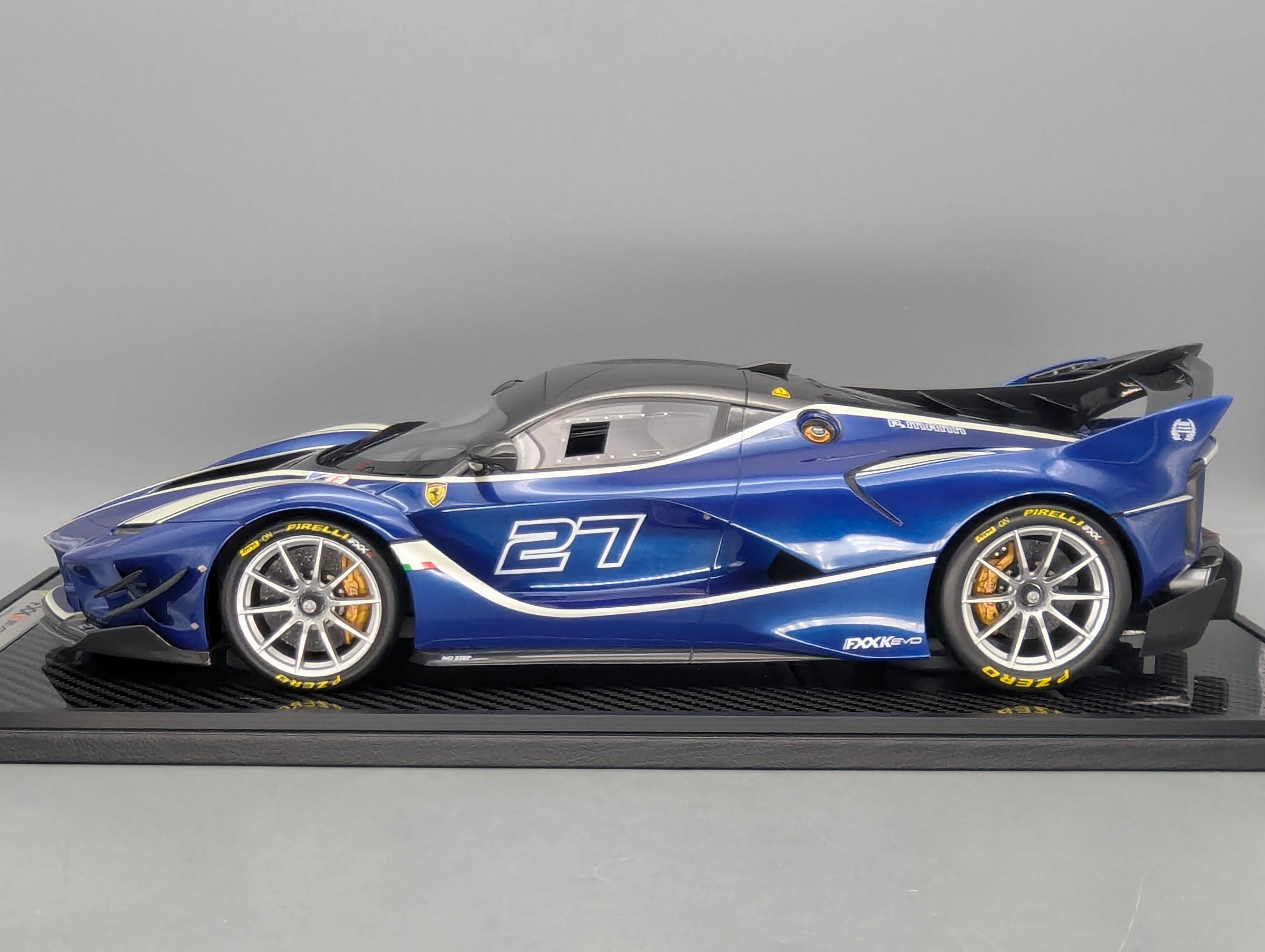 Modellautos 1:12 BBR Ferrari FXX-K EVO Blue Tour de France Car #27 Ltd 10/10 OVP