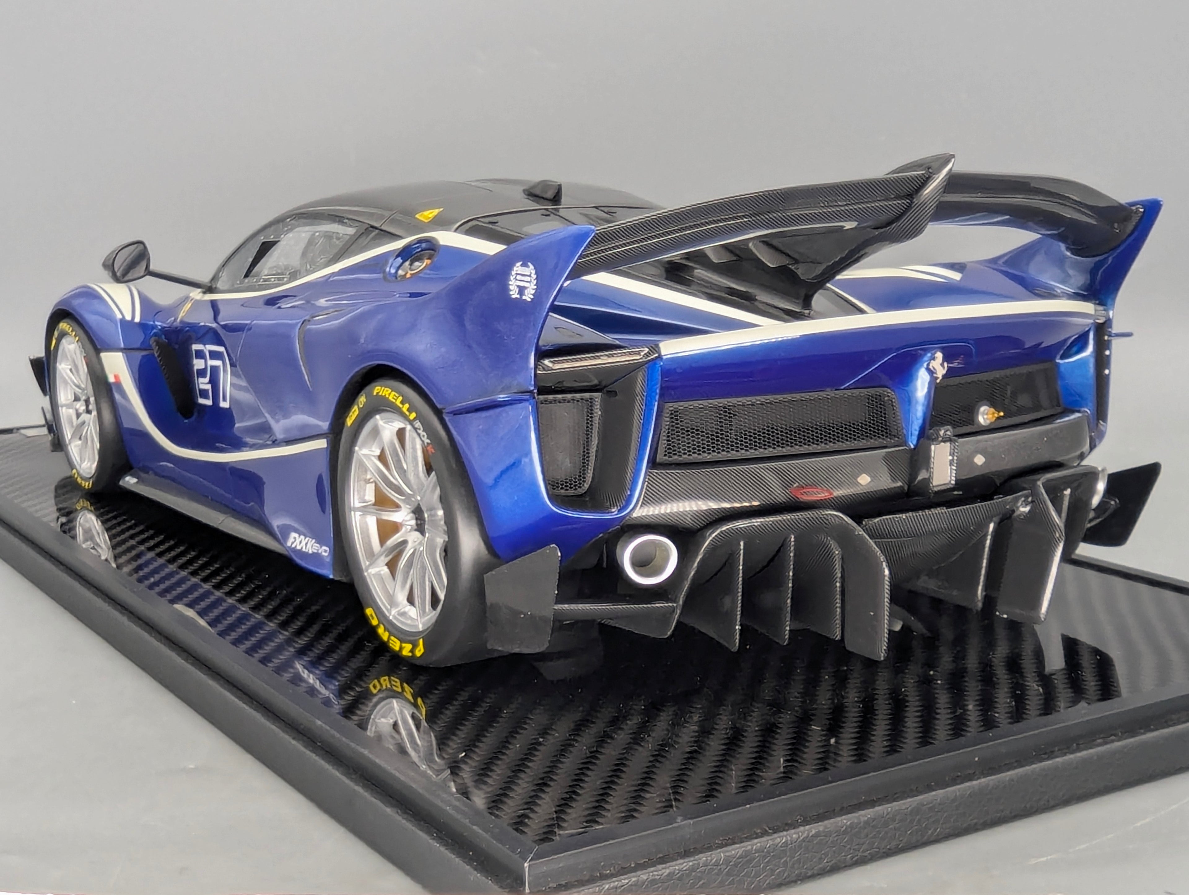 Modellautos 1:12 BBR Ferrari FXX-K EVO Blue Tour de France Car #27 Ltd 10/10 OVP