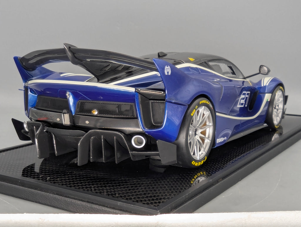 Modellautos 1:12 BBR Ferrari FXX-K EVO Blue Tour de France Car #27 Ltd 10/10 OVP