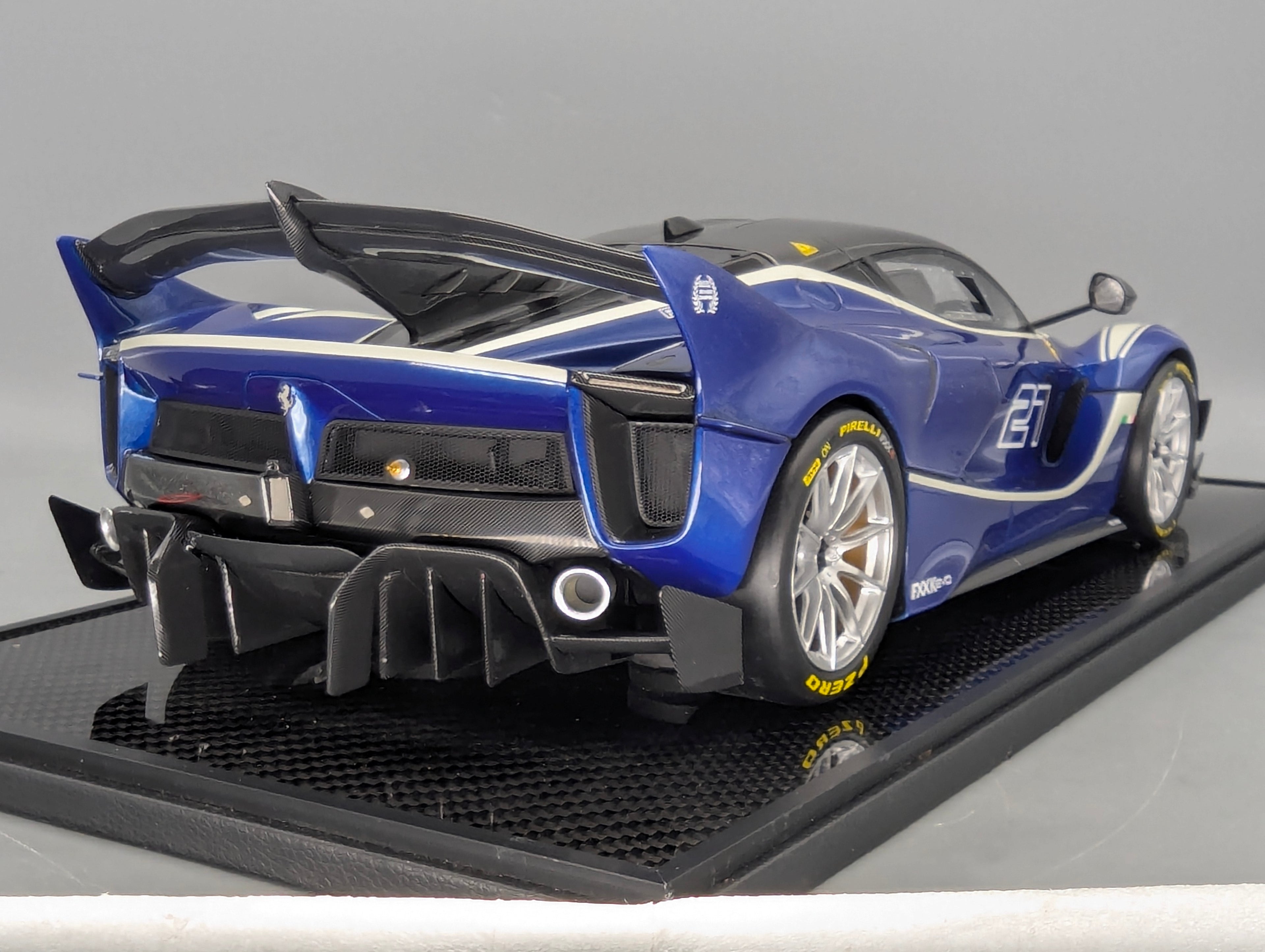 Modellautos 1:12 BBR Ferrari FXX-K EVO Blue Tour de France Car #27 Ltd 10/10 OVP