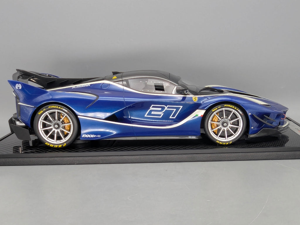 Modellautos 1:12 BBR Ferrari FXX-K EVO Blue Tour de France Car #27 Ltd 10/10 OVP