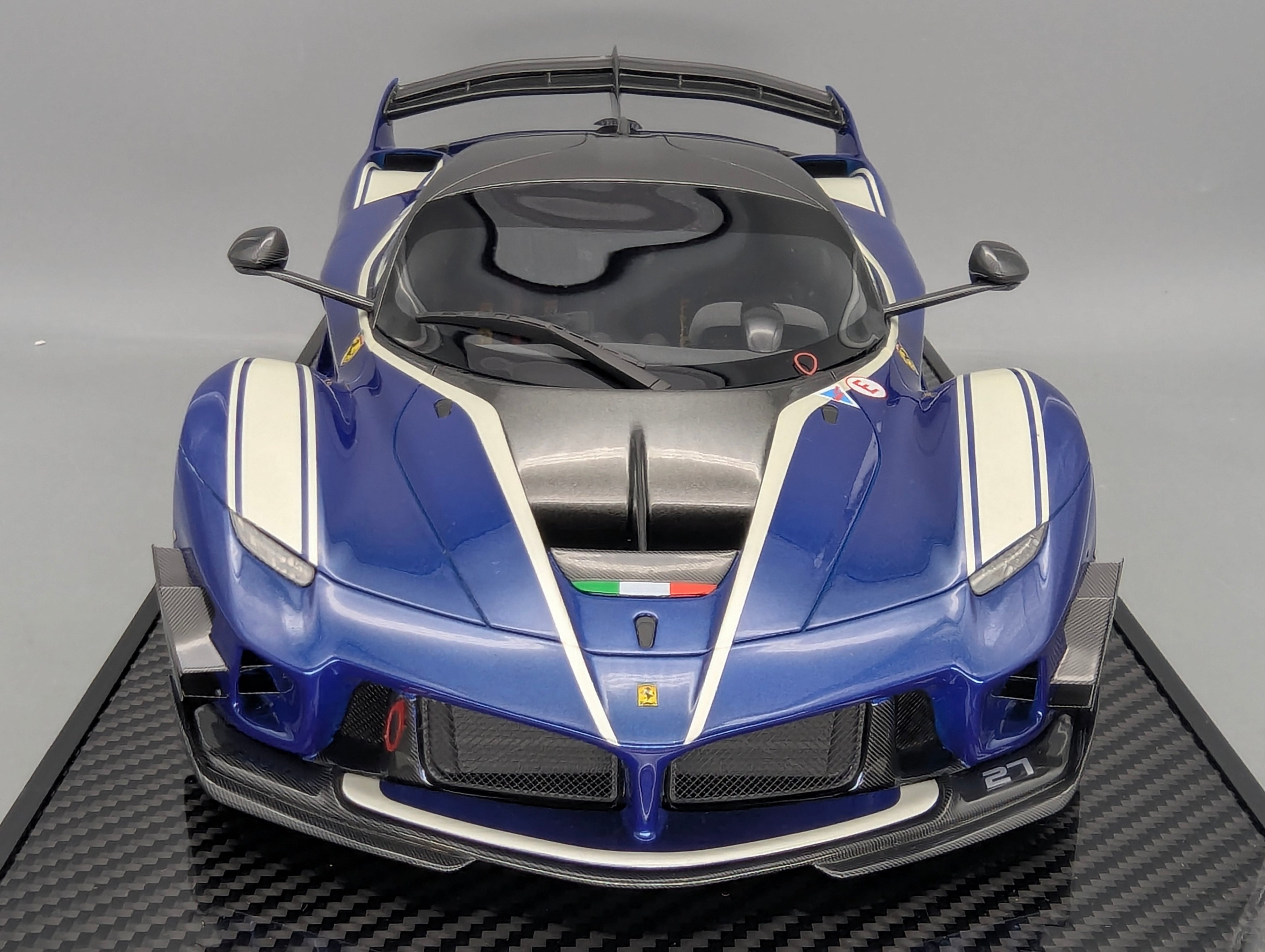Modellautos 1:12 BBR Ferrari FXX-K EVO Blue Tour de France Car #27 Ltd 10/10 OVP
