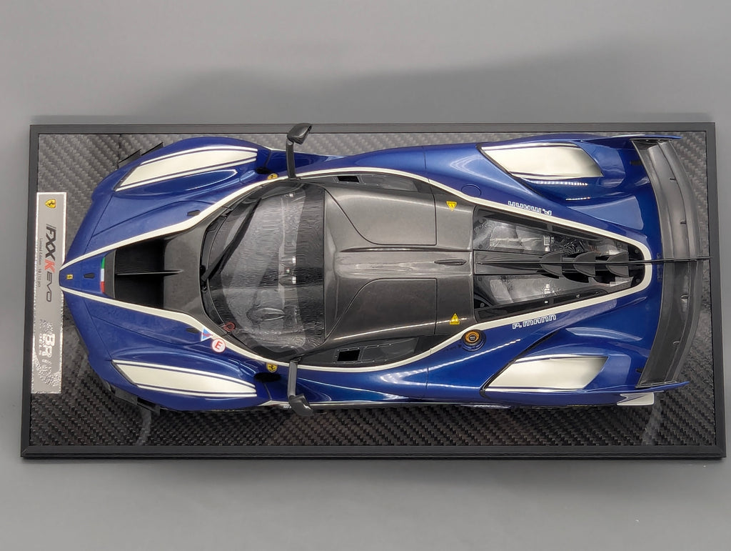 Modellautos 1:12 BBR Ferrari FXX-K EVO Blue Tour de France Car #27 Ltd 10/10 OVP