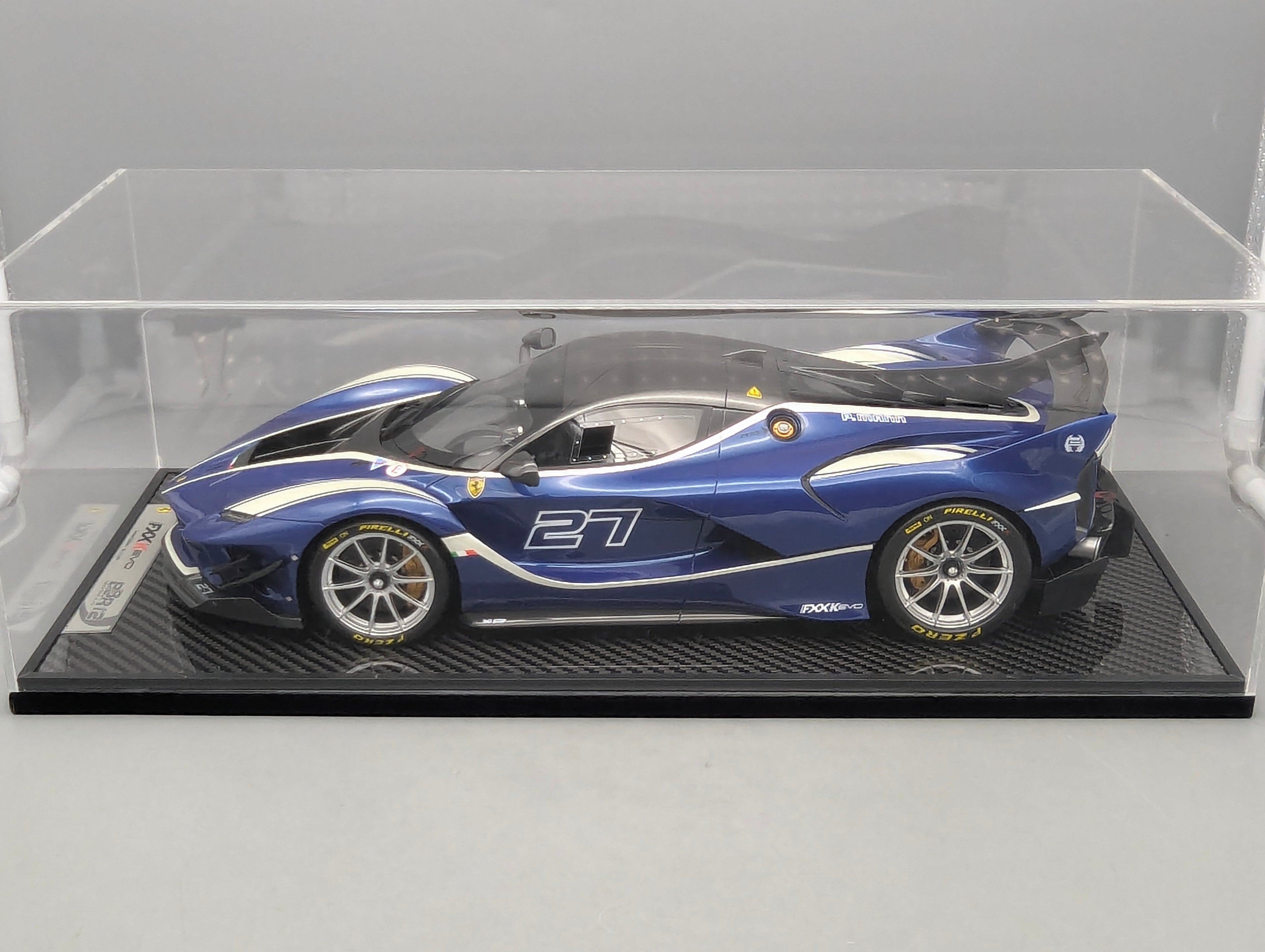 Modellautos 1:12 BBR Ferrari FXX-K EVO Blue Tour de France Car #27 Ltd 10/10 OVP