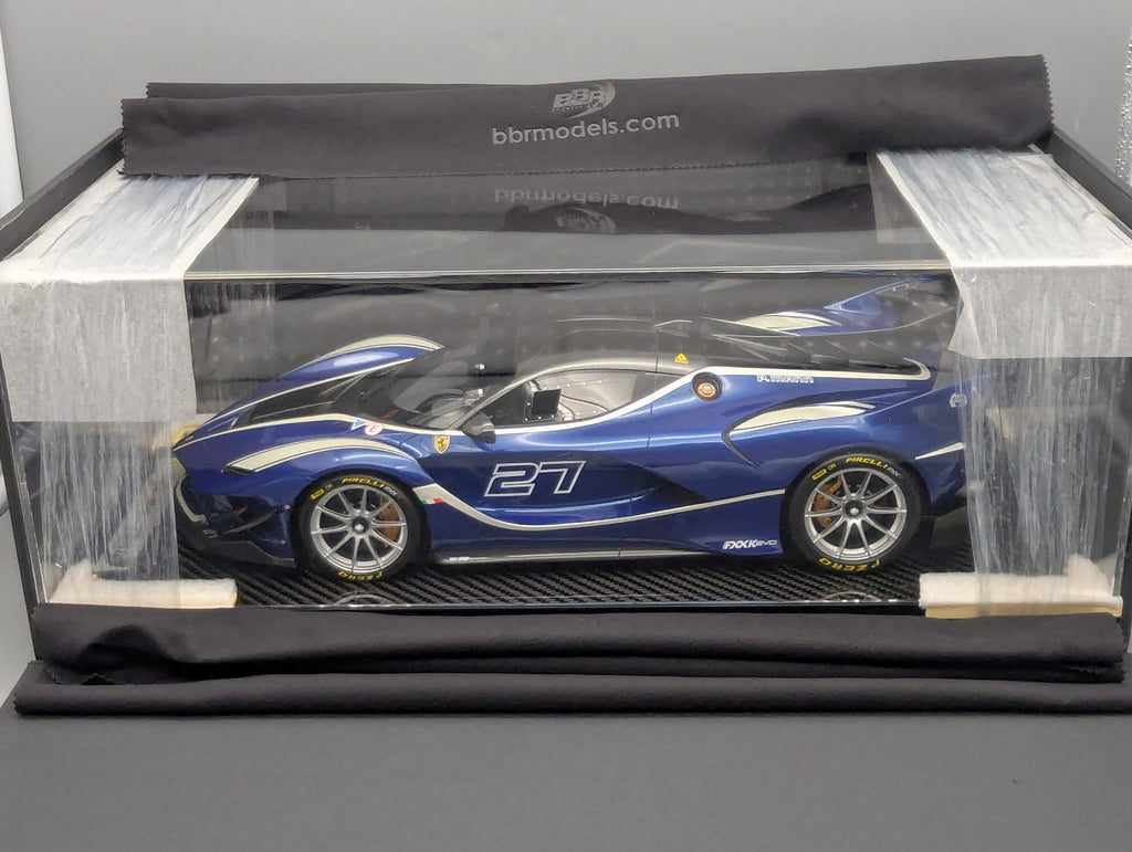Modellautos 1:12 BBR Ferrari FXX-K EVO Blue Tour de France Car #27 Ltd 10/10 OVP