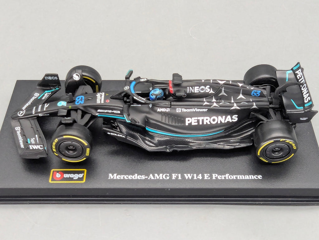 Modellautos 1:43 Bburago Mercedes AMG F1 W14 E Performance #63 George Russel mit OVP