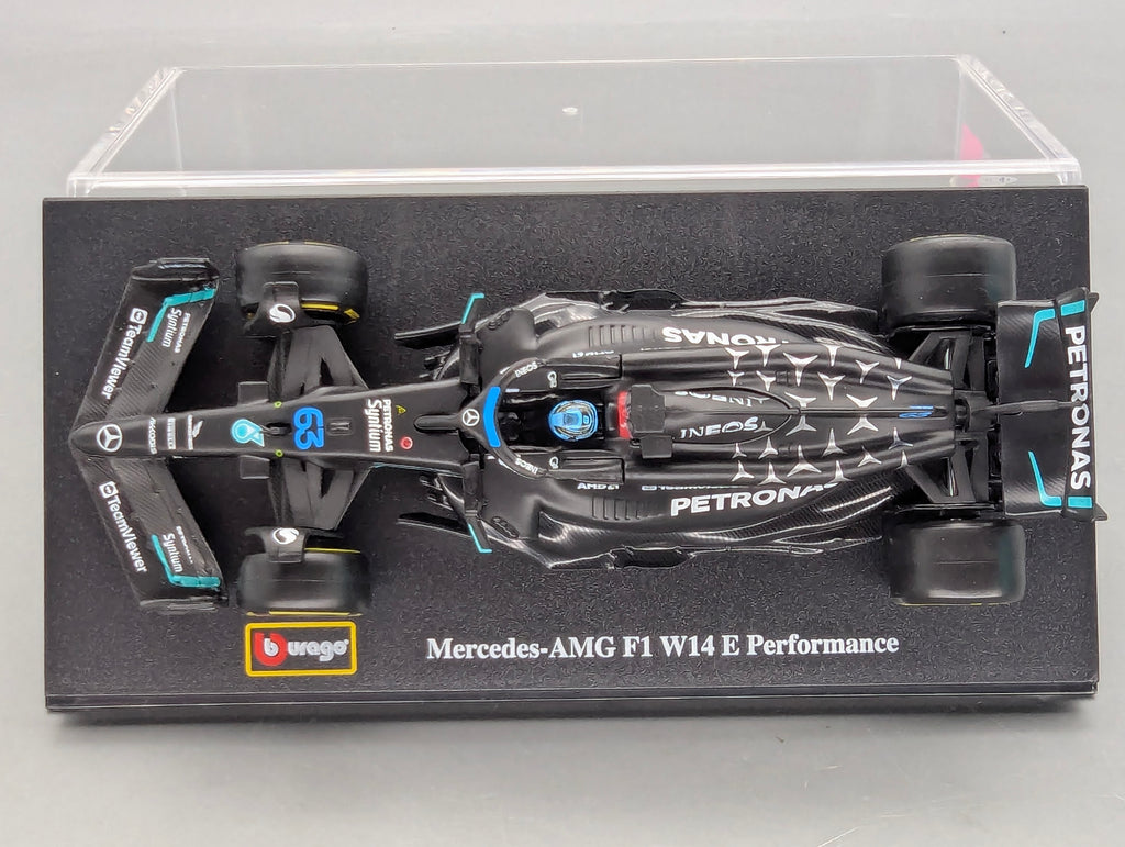 Modellautos 1:43 Bburago Mercedes AMG F1 W14 E Performance #63 George Russel mit OVP