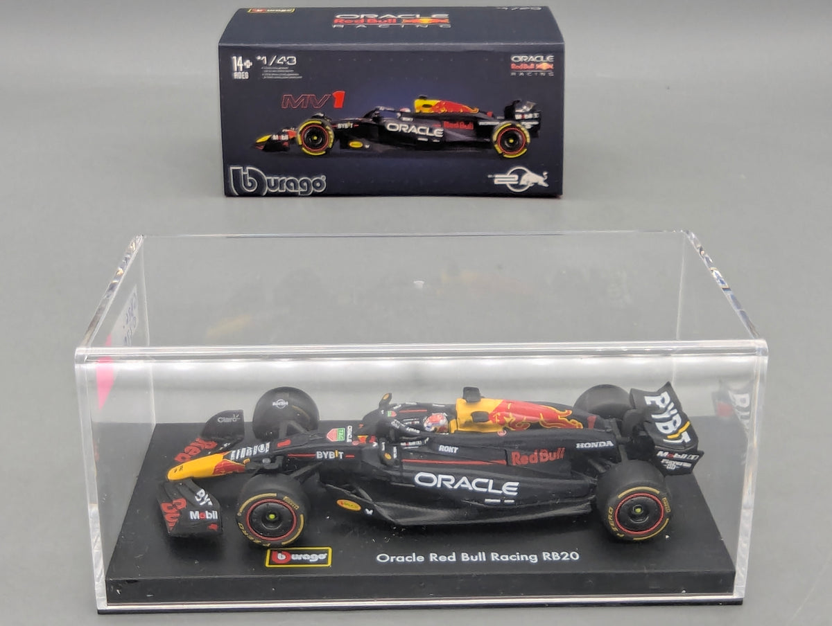 Modellautos 1:43 Bburago Oracle Red Bull Racing RB20 #1 Max Verstappen mit OVP