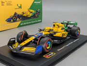 Modellautos 1:43 Bburago McLaren F1 Team MCL38 Monaco GP 2024 #4 Lando Norris mit OVP